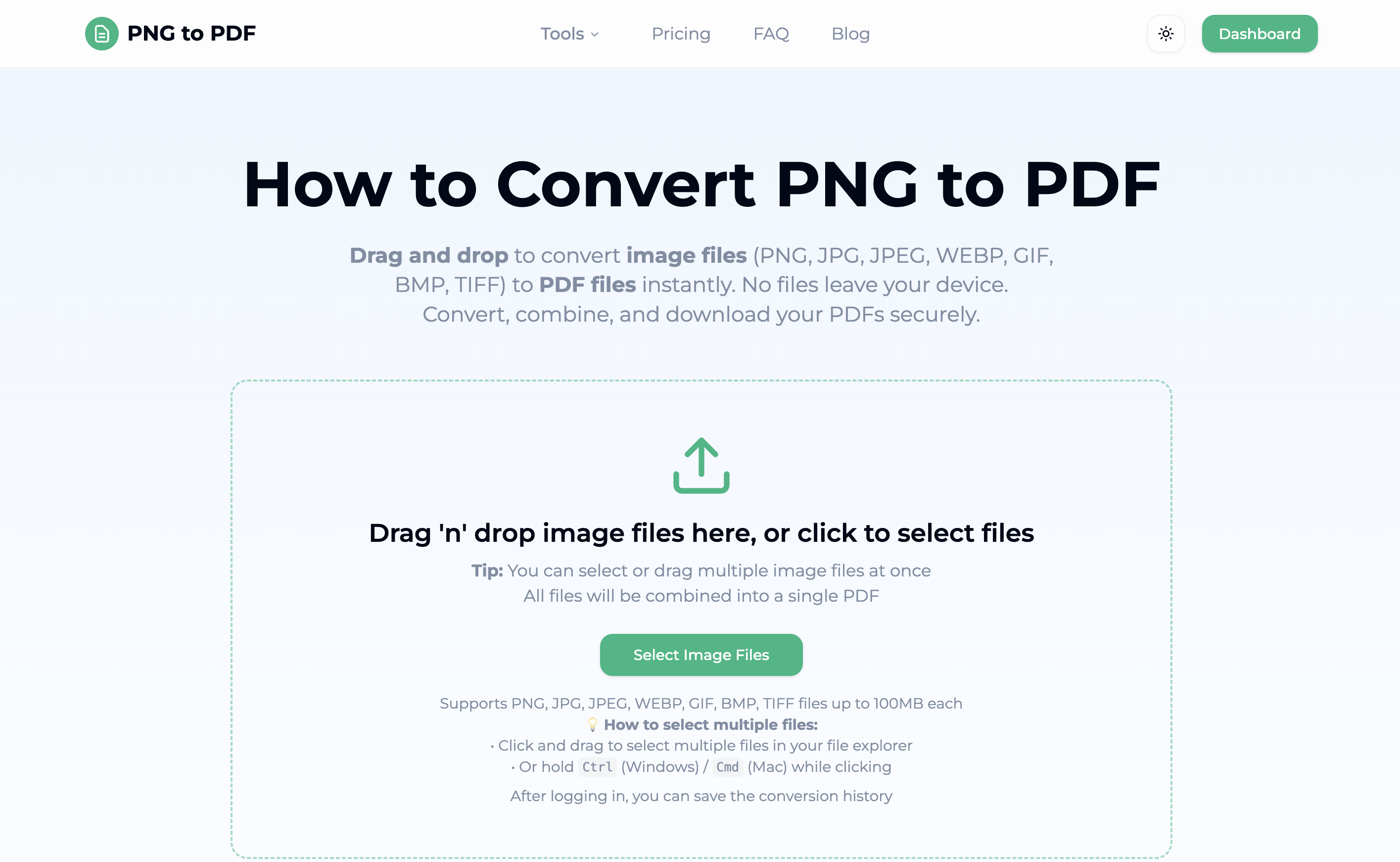 How to Convert PNG to PDF