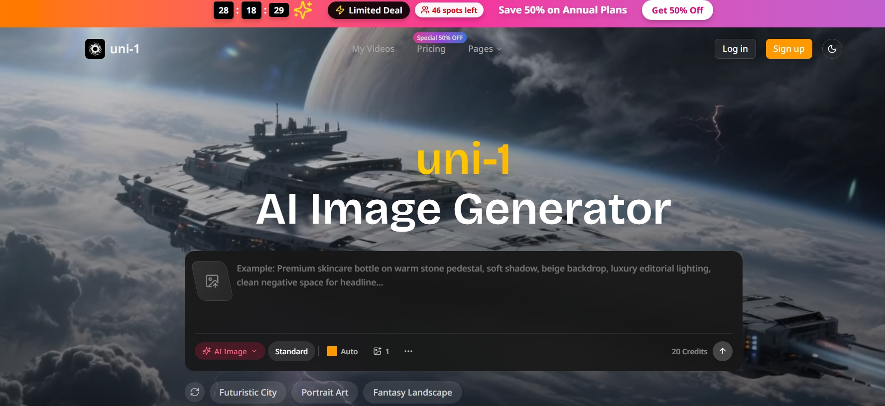 uni-1 ai image generator for branded visuals
