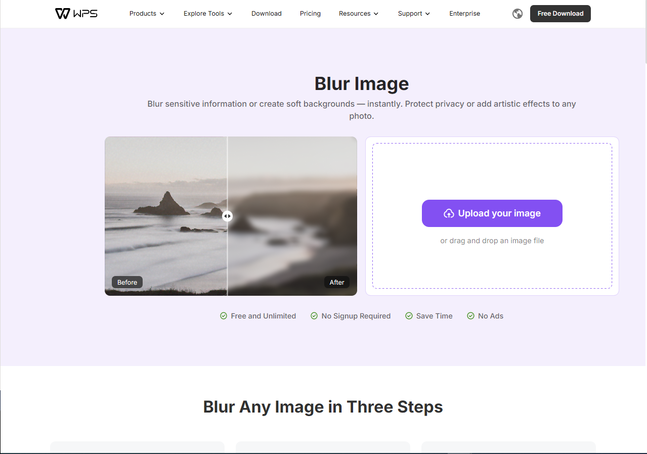 Blur Photo Online – Free Blur Image Tool