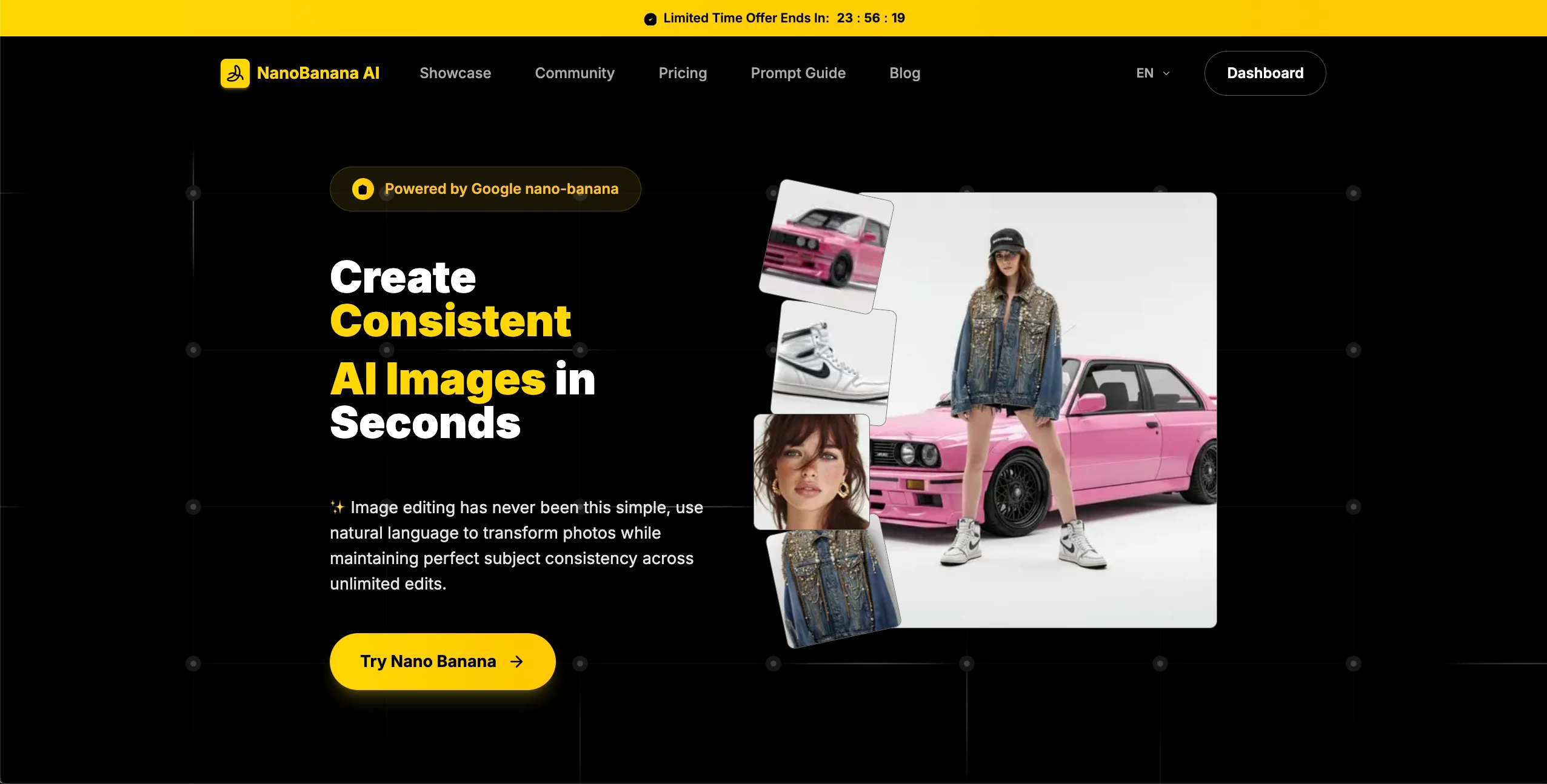 NanoBanana AI - Create Stunning Images with Google's AI Model