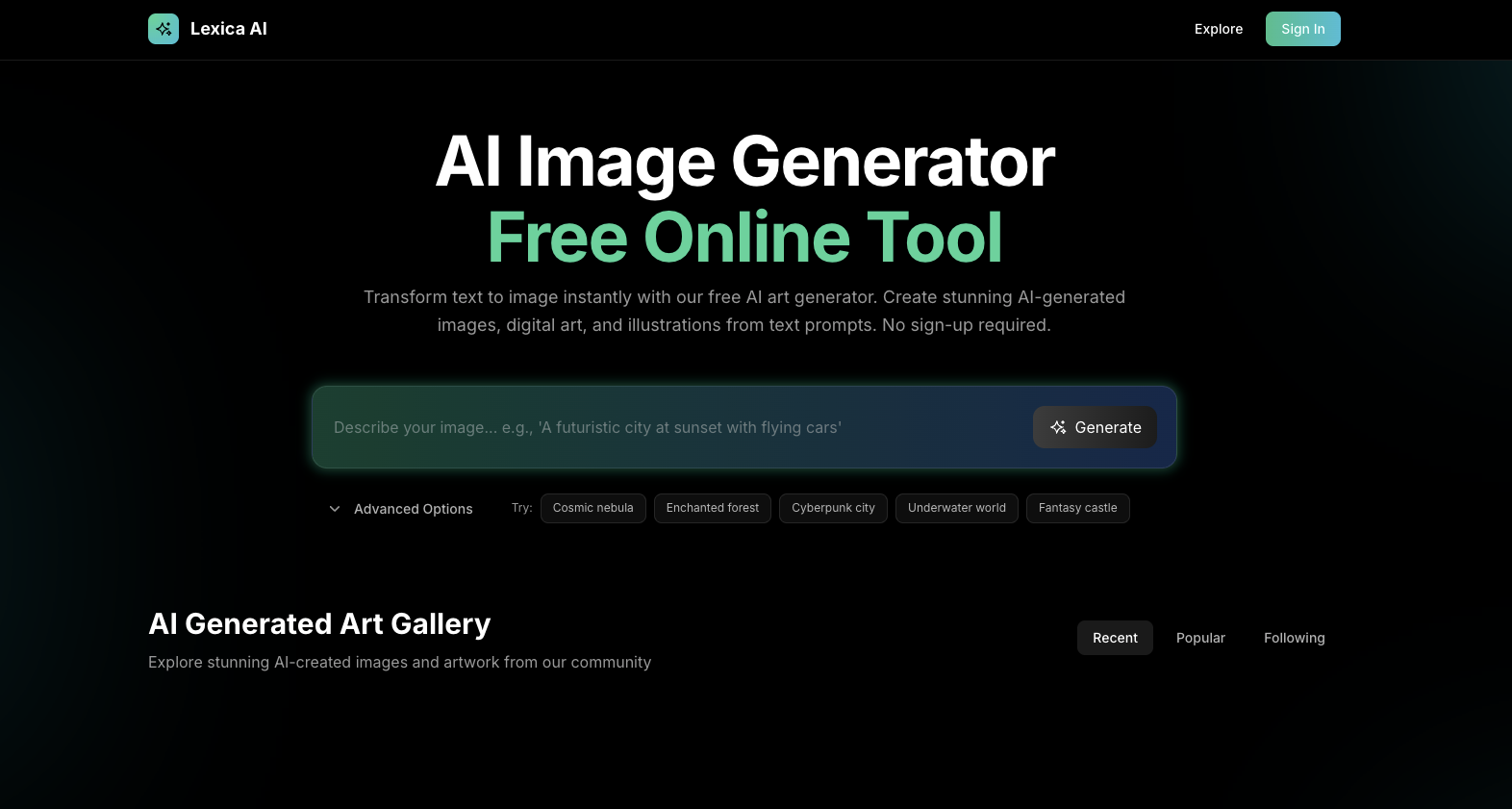 Lexica AI - Image Generator