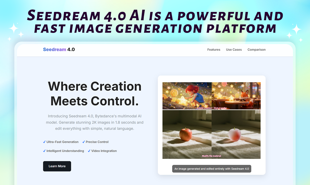 Seedream 4.0 AI