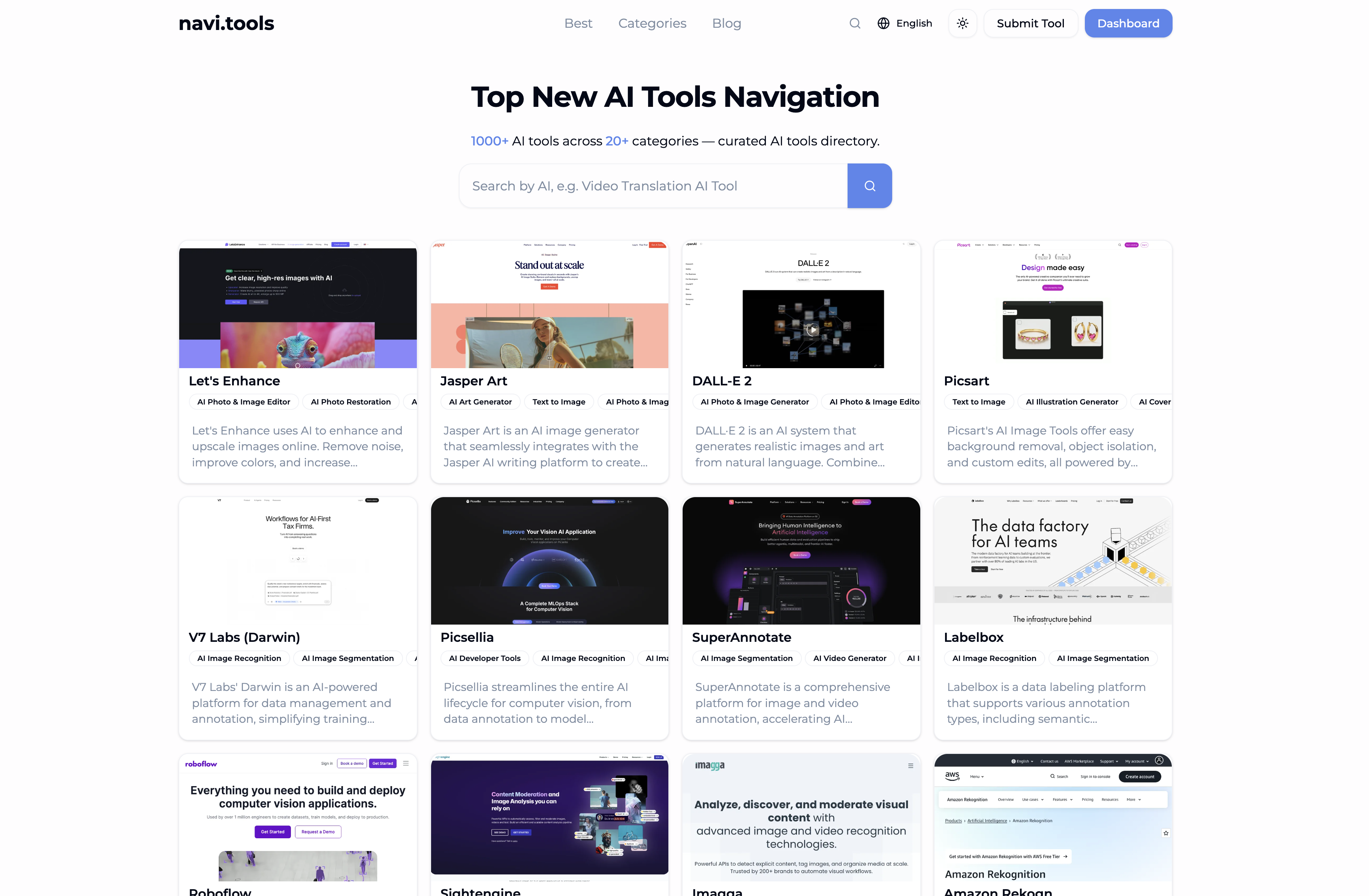 Top New AI Tools Navigation | The #1 Curated AI Directory - Navi.tools