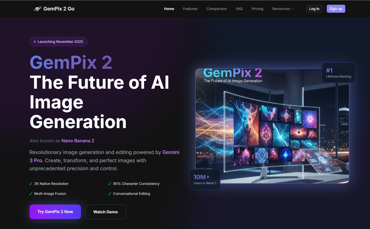 GemPix 2 Go- Next-Generation AI Image Generation | Powered by Gemini 3 Pro