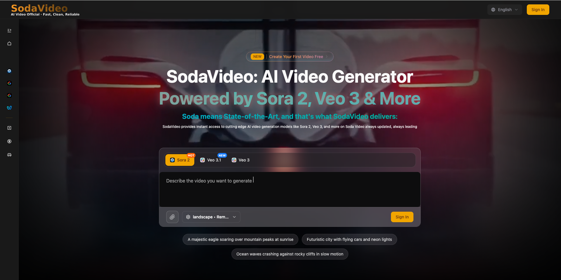 SodaVideo — All-in-One AI Video Generator