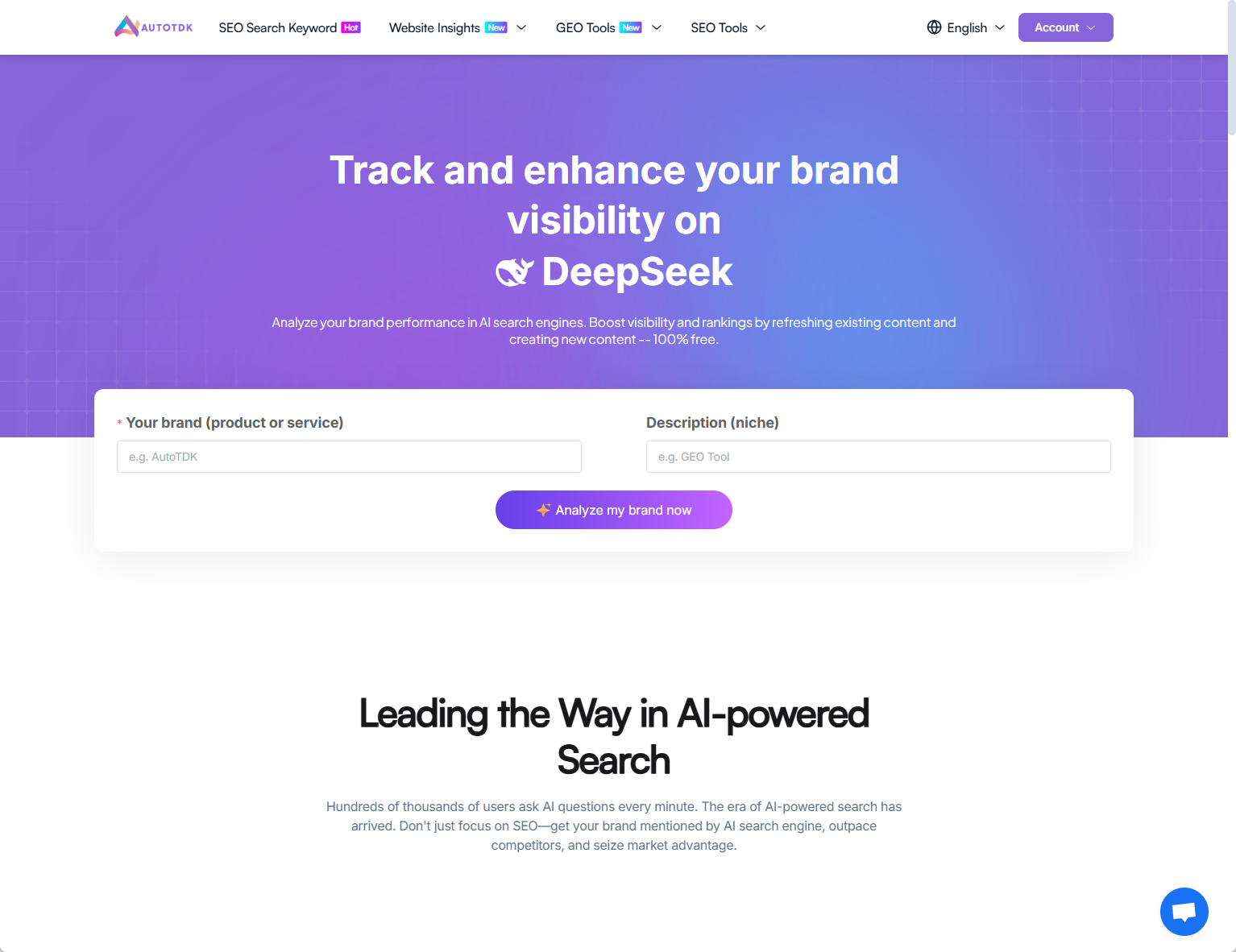 AI Search Visibility & GEO Optimization Platform