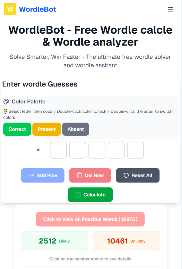 Your Ultimate Wordle Companion: Master Wordle with the Solver Calculator and Explore Endless Wordle-Like Games