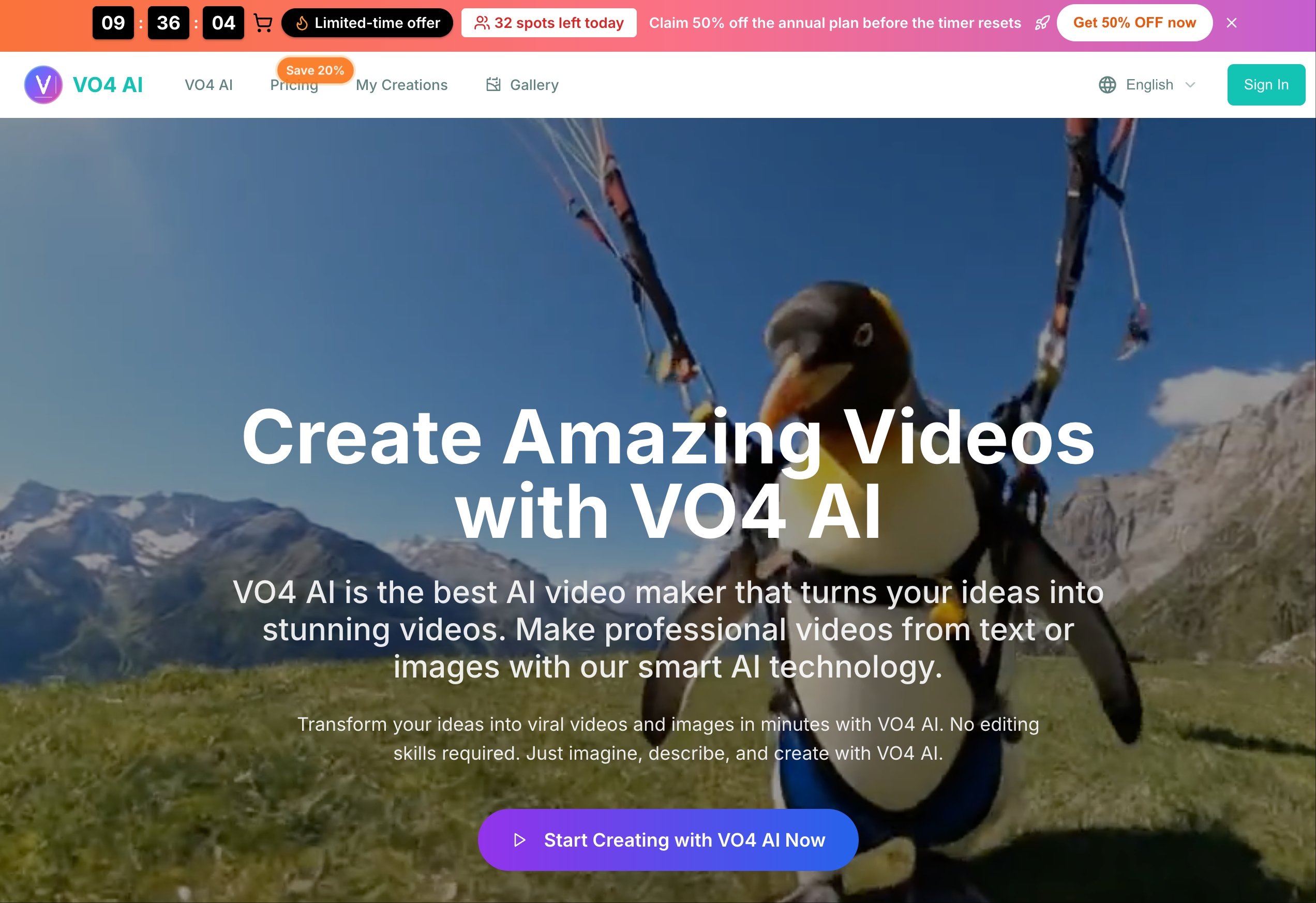 AI-powered platform to generate stunning images and videos from your ideas.