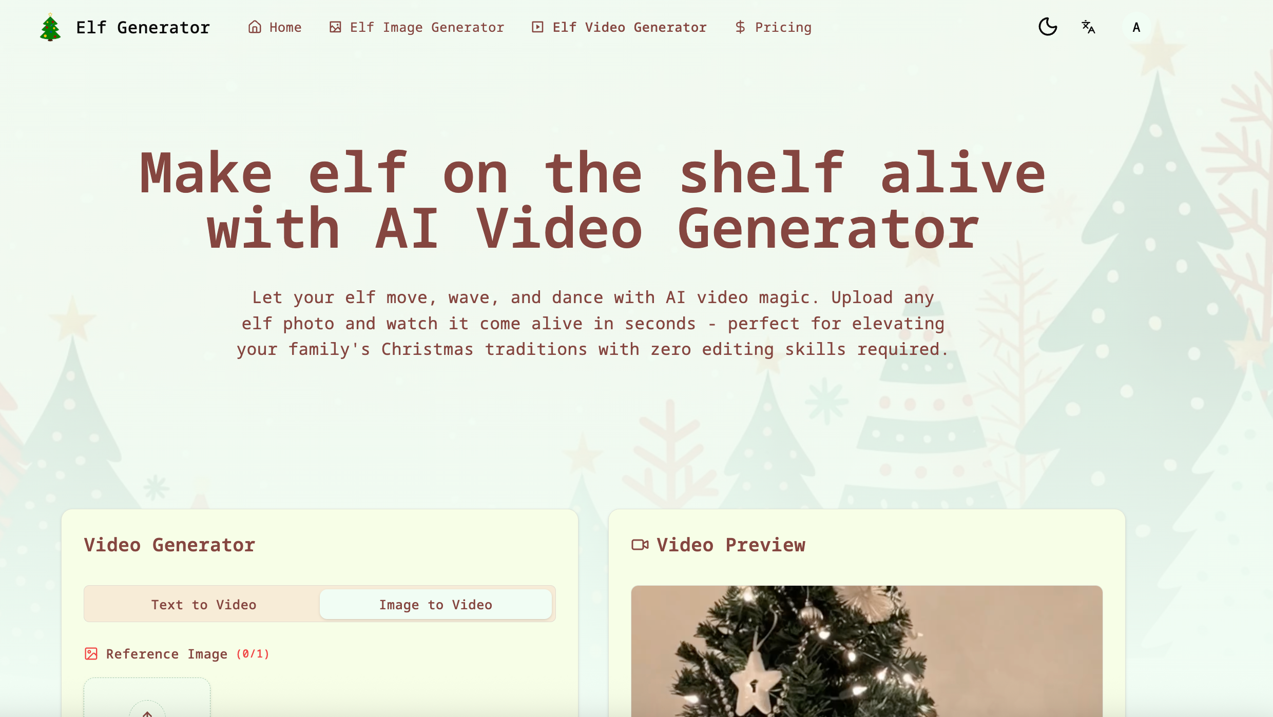 AI Elf on the Shelf Generator for Christmas
