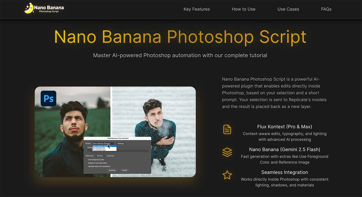 Nano Banana Photoshop Scrip