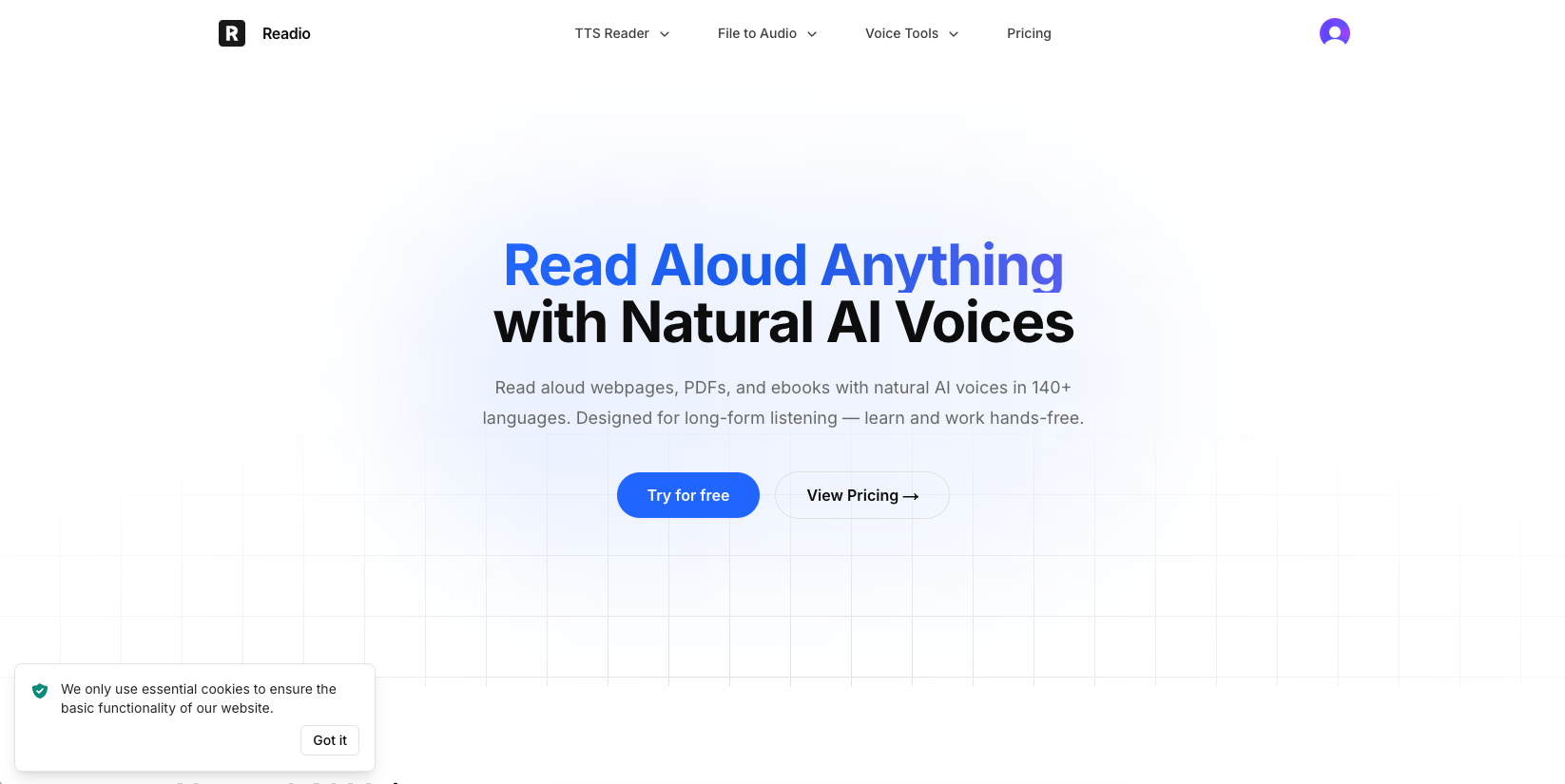 Read Aloud Anything with Natural AI Voices