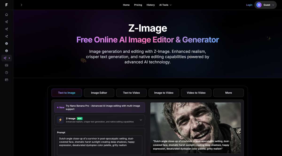 Z-Image AI Image Generation Tool