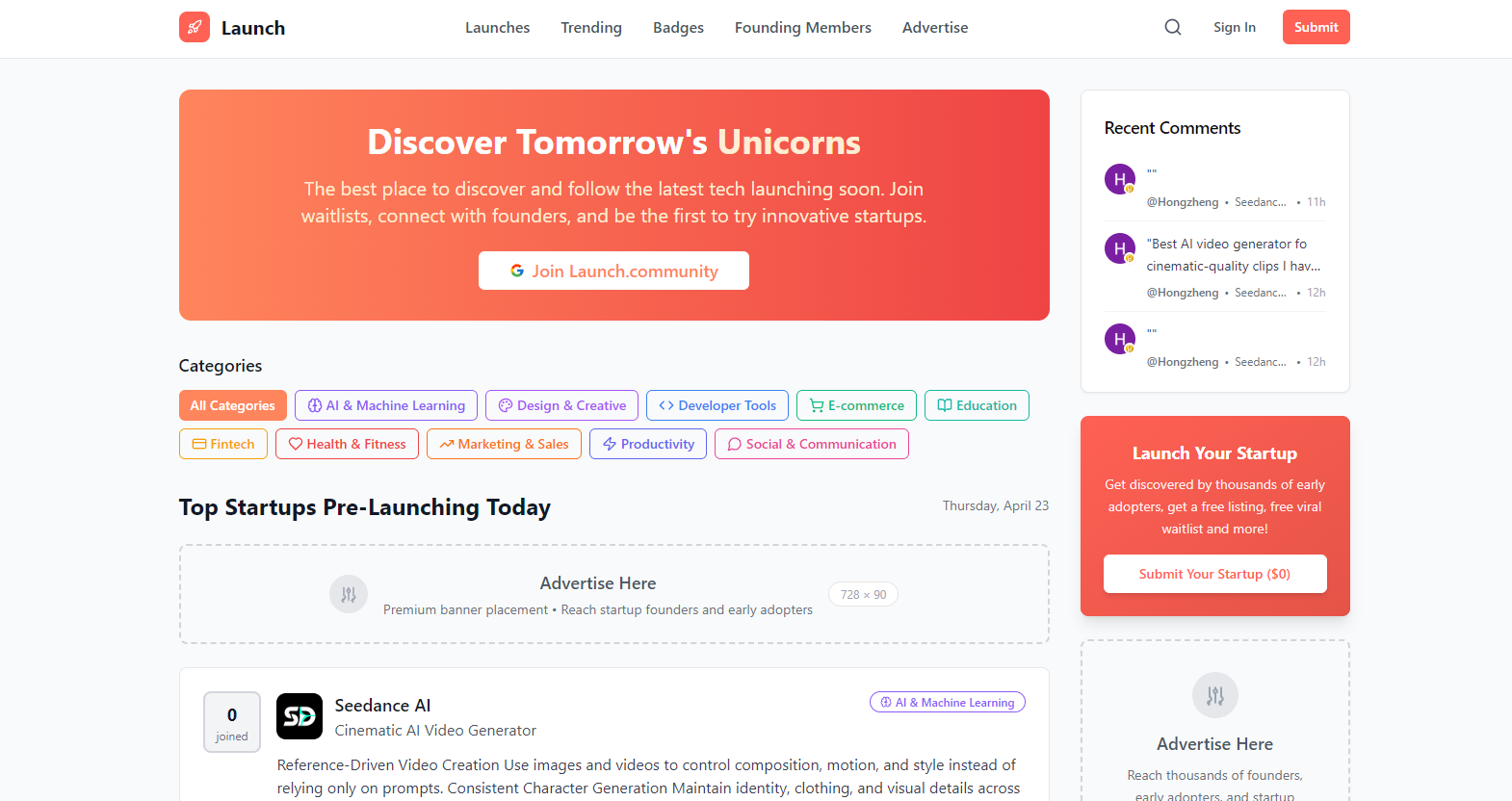 Launch Community