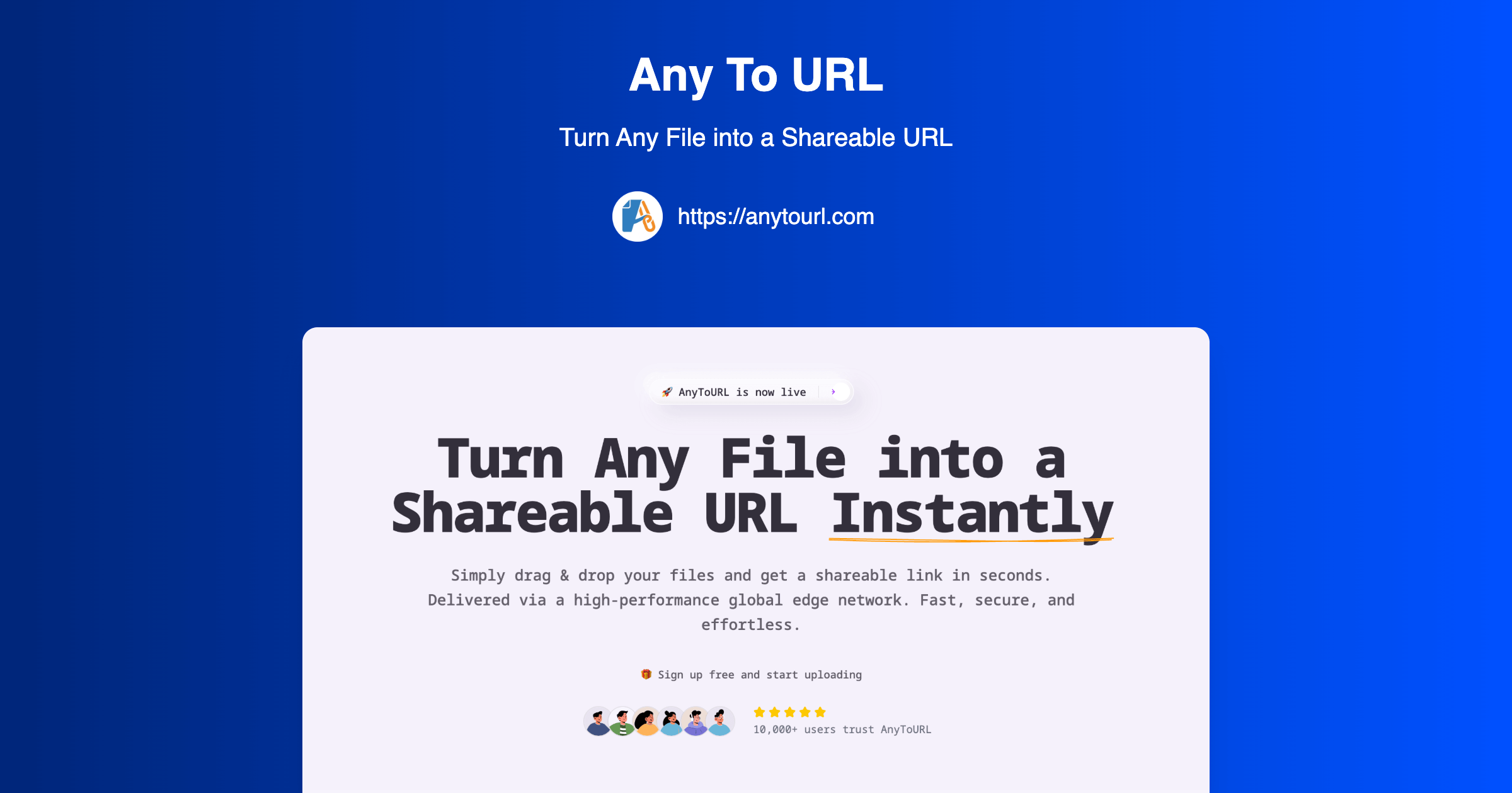 Turn Any File into a Shareable URL