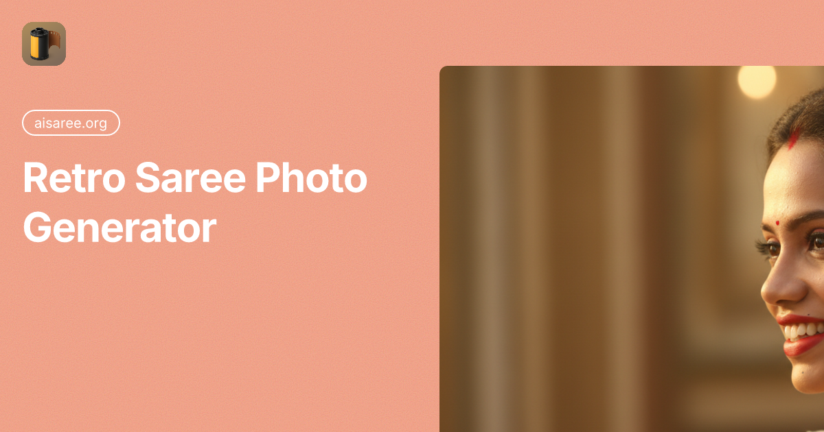 AI Saree - Retro Saree Photo Generator