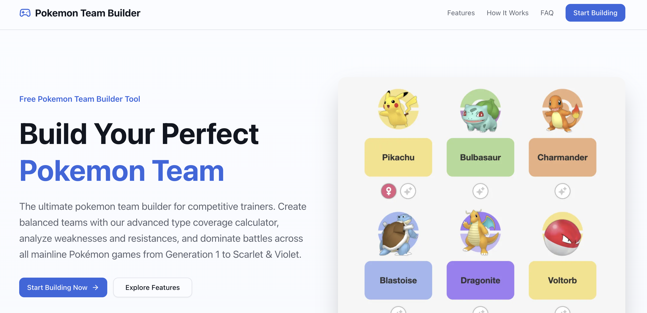 Pokemon Team Builder