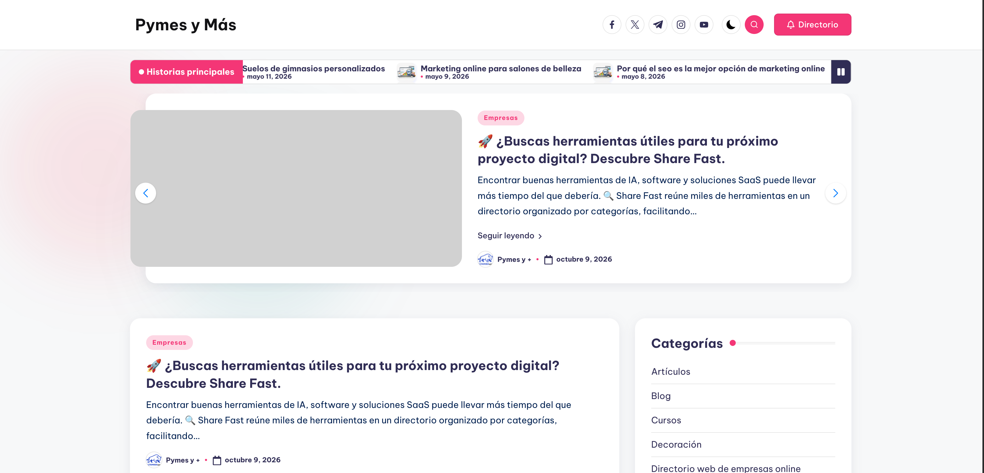 Pymes y Más ▶️ Un blog sobre negocios online