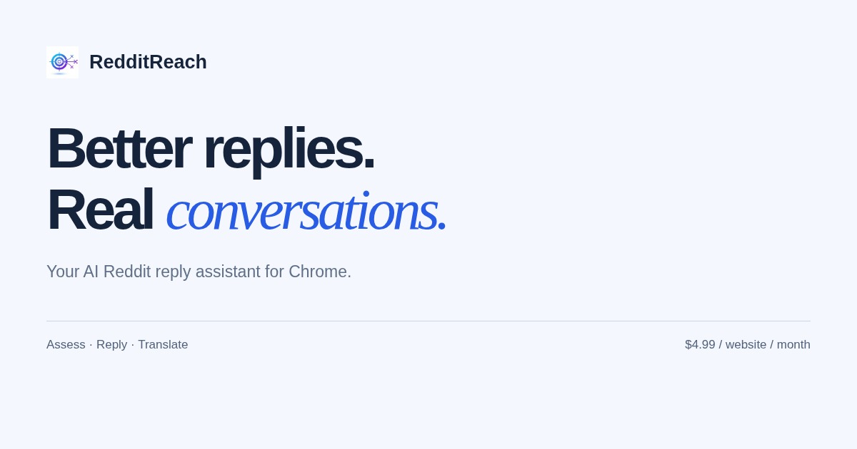 AI Reddit Reply Assistant for Chrome