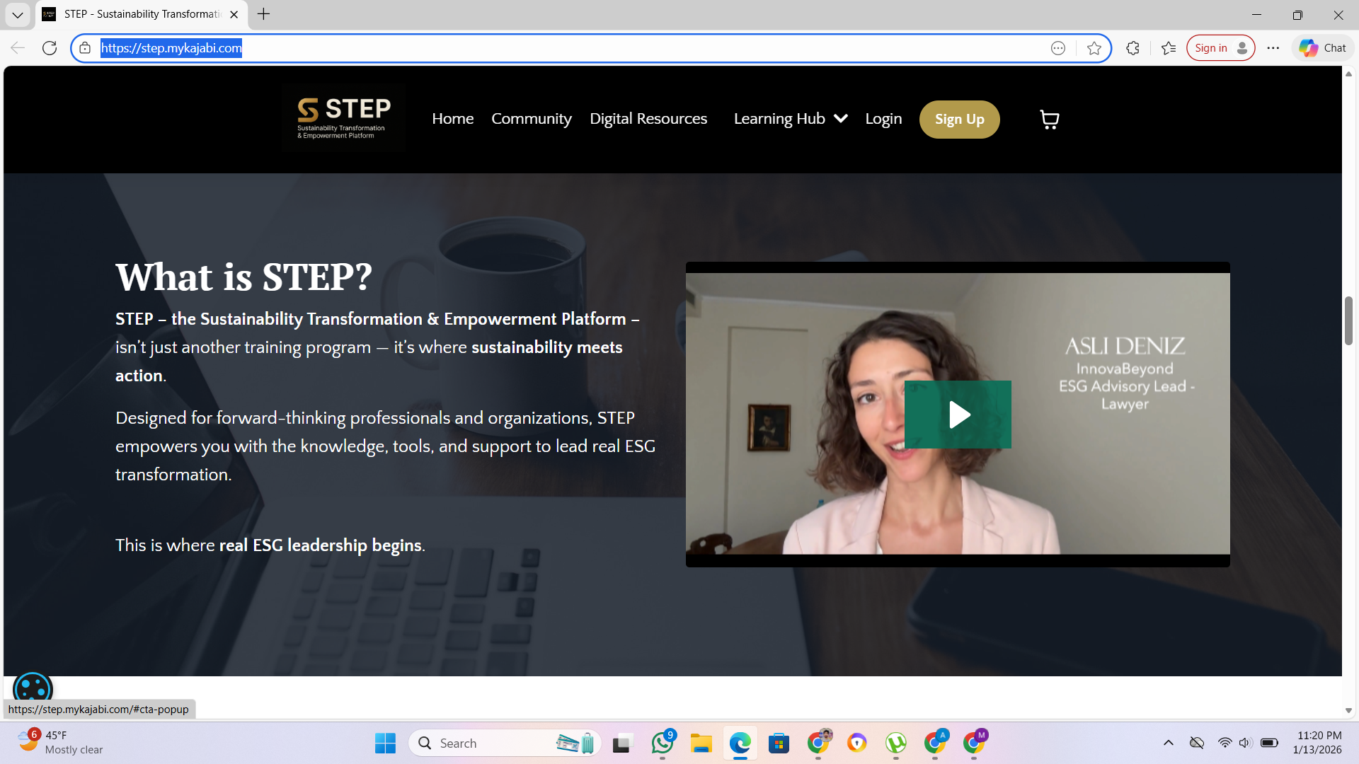 STEP – Sustainability Transformation & Empowerment Platform