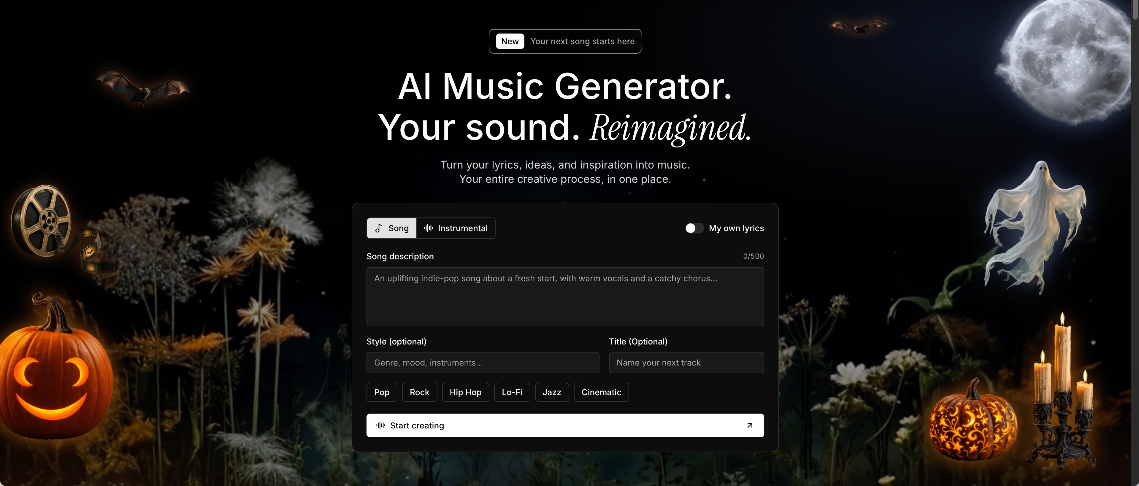 AI Music Generator Online | Create Songs from Text