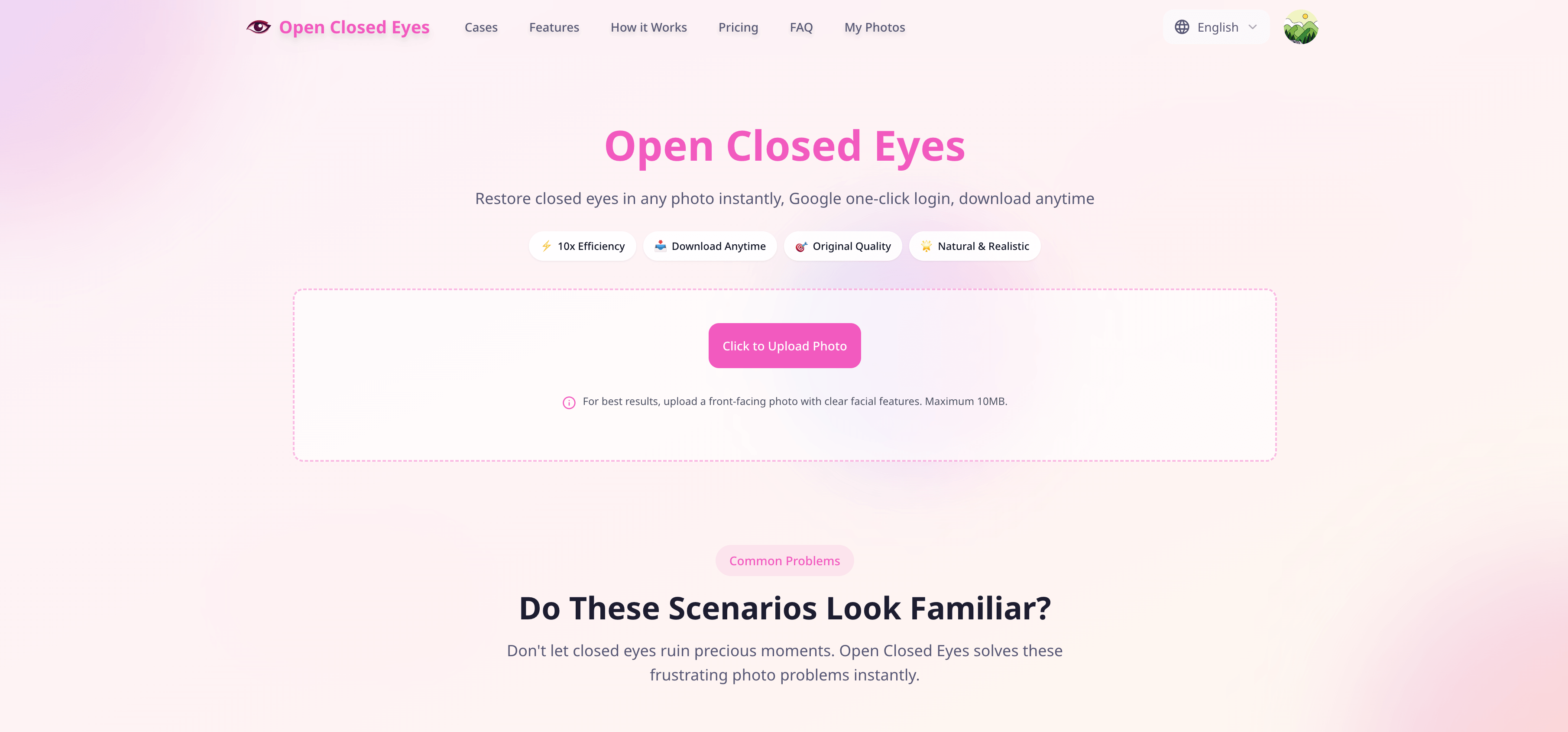 Open Closed Eyes