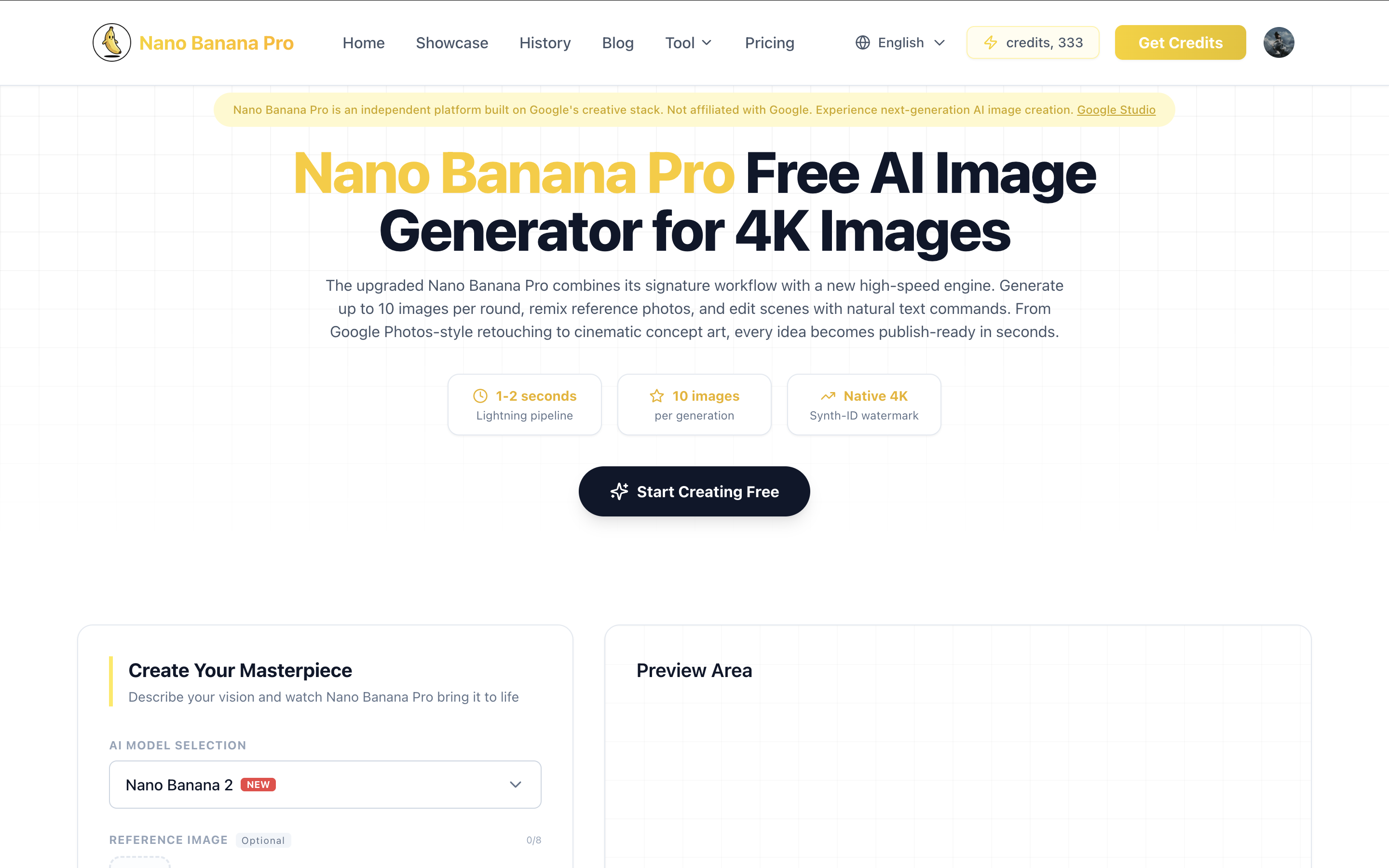 Nano Banana Pro Free AI Image Generator for 4K Images