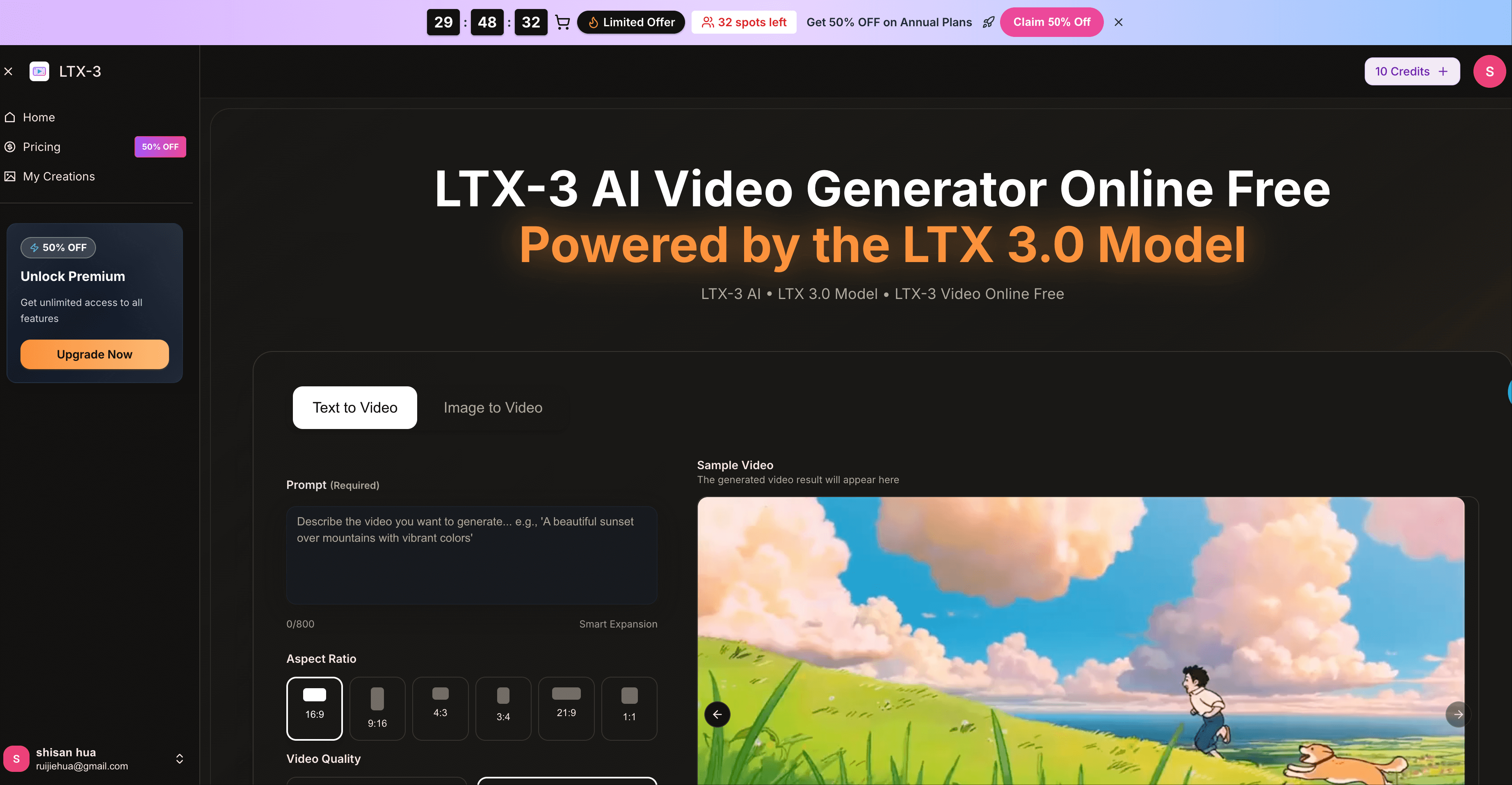 LTX-3 AI Video Generator Online Free | LTX 3.0 Model & LTX-3 Studio
