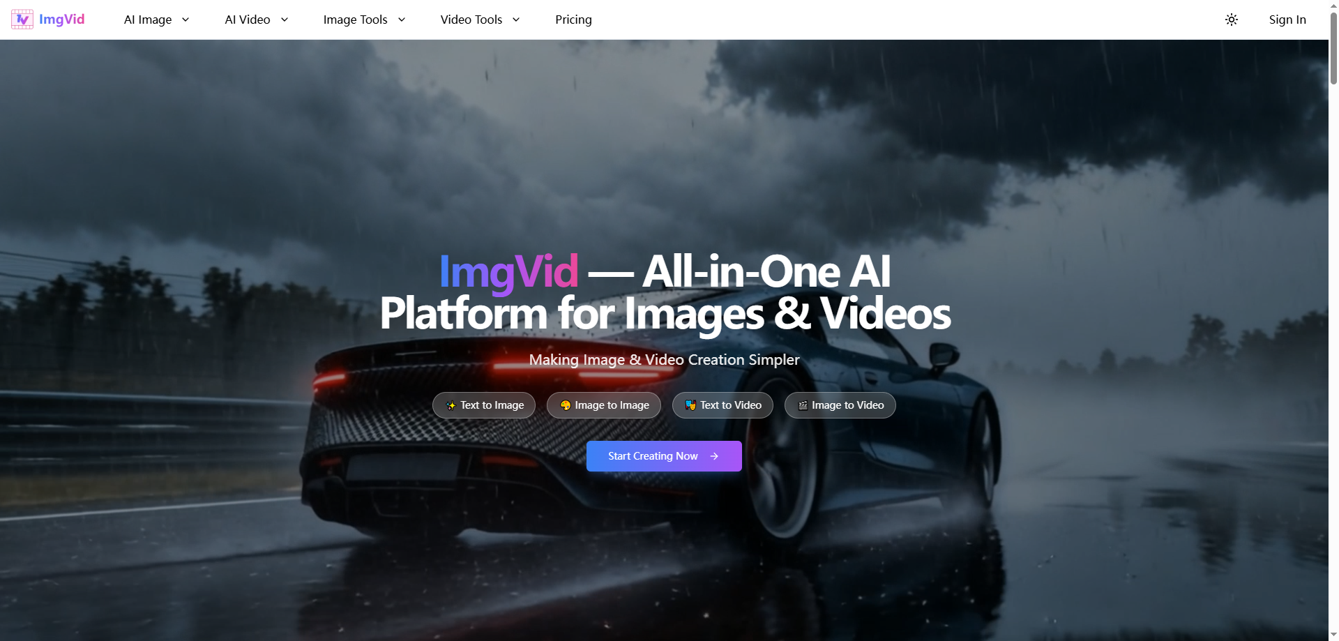 All-in-one AI Platform for images & videos