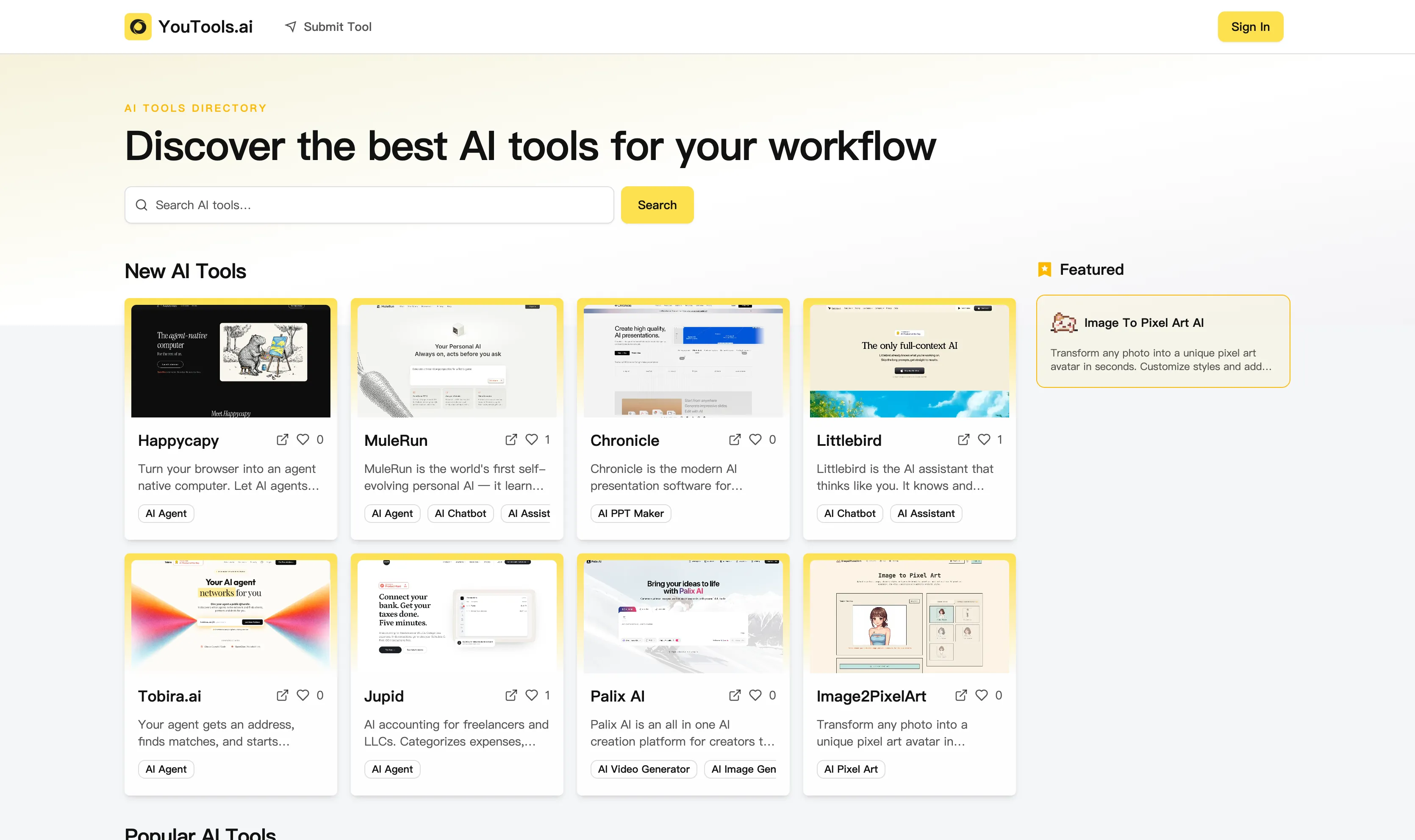 Discover the best AI tools for your workflow