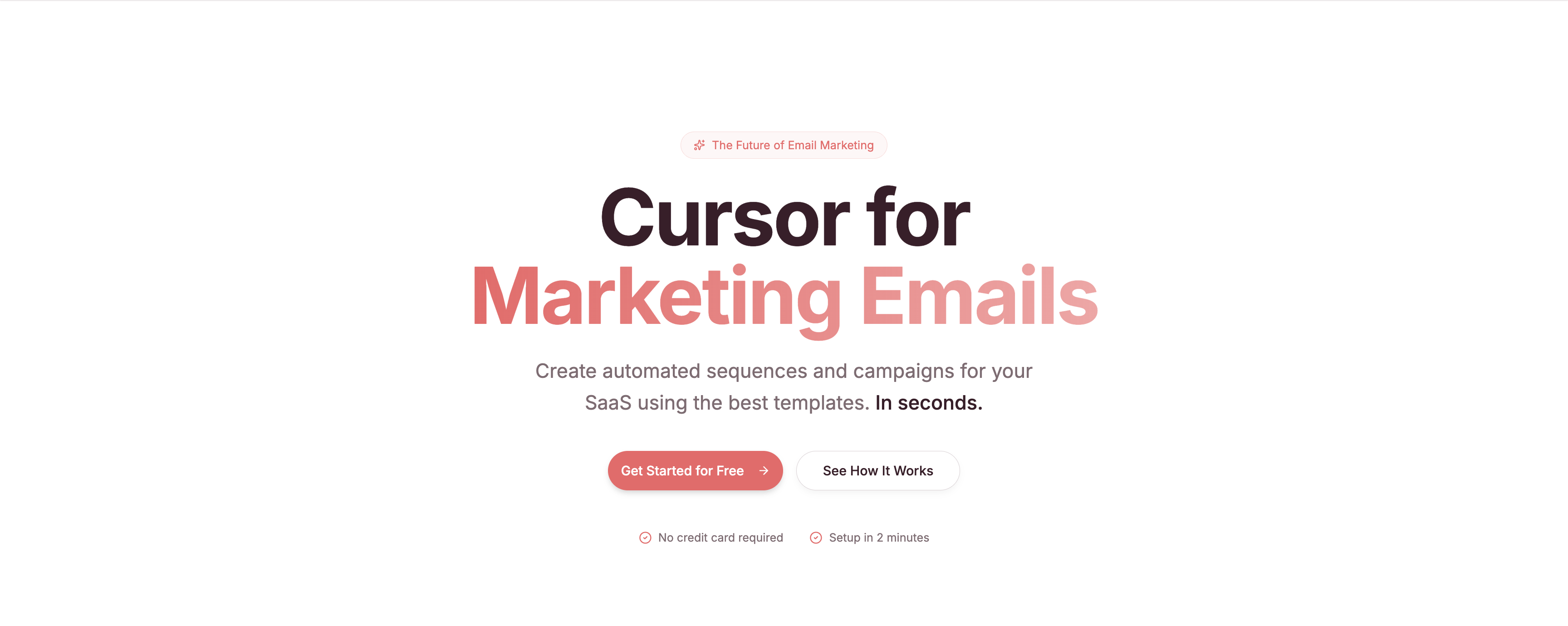 saas, marketing, email marketing, mailchimp, cursor 