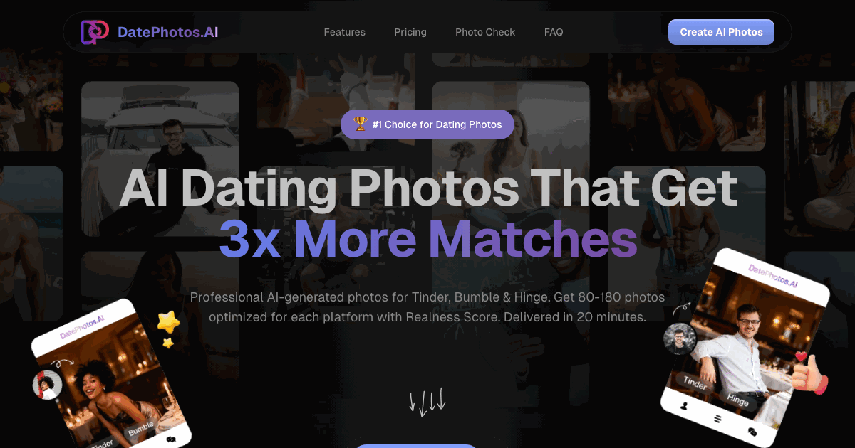 DatePhotos.AI - AI-powered dating photo generation service