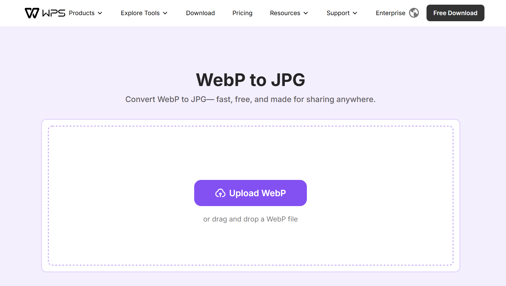  WEBP to JPG Converter for Fast Image Conversion