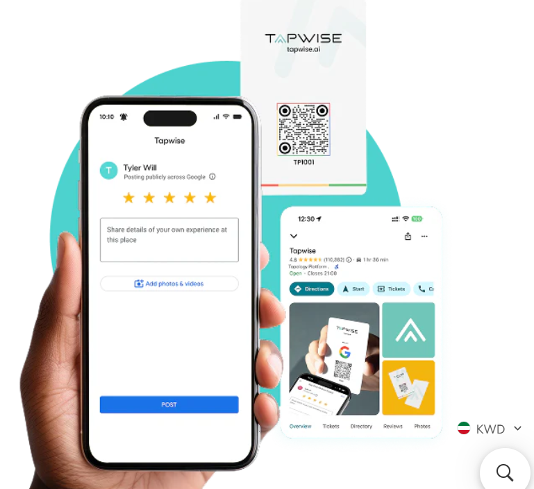 Boost Google Reviews & Share Contacts Instantly – TapwiseStore