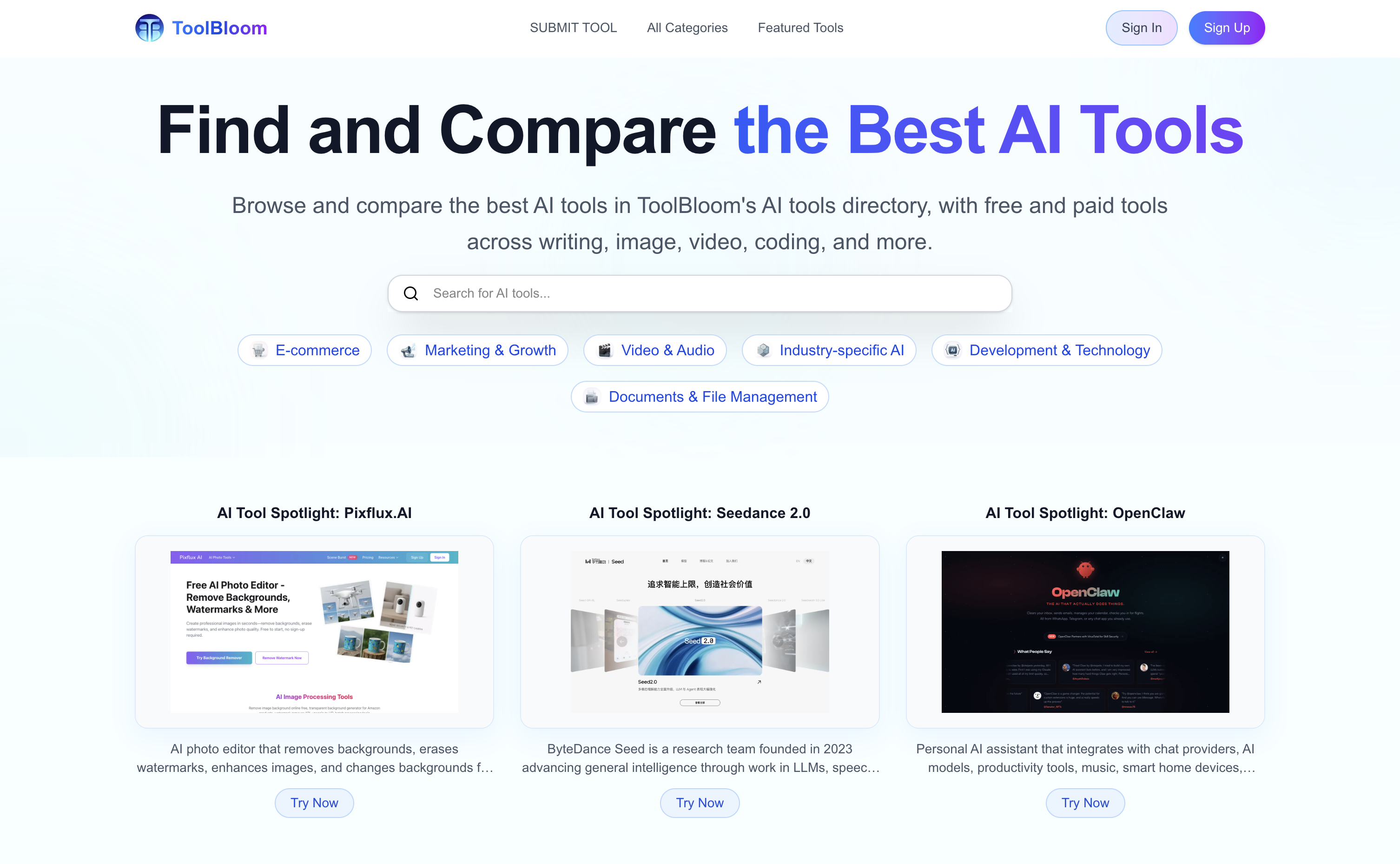 Find and Compare the Best AI Tools