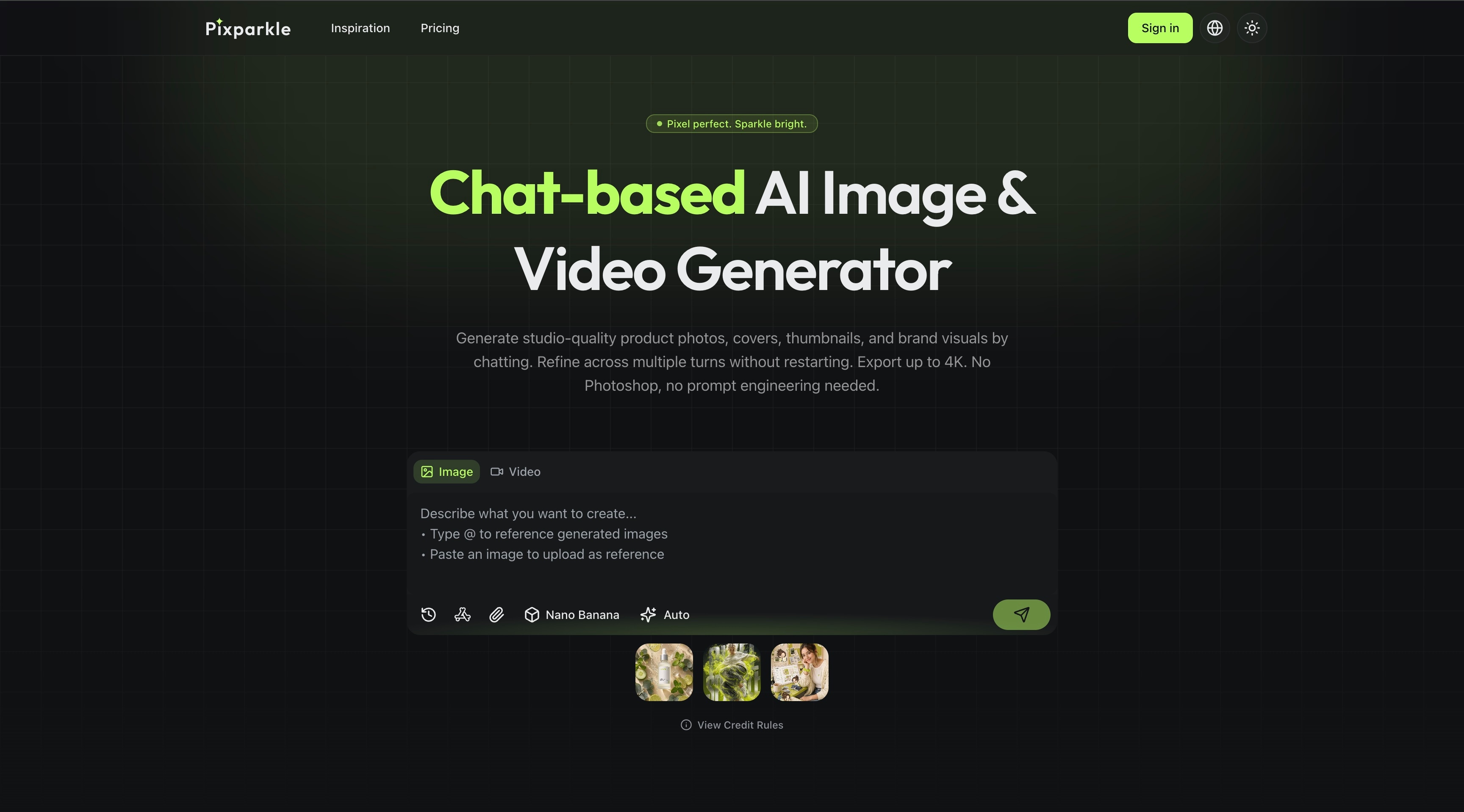 Chat-based AI Image Generator
