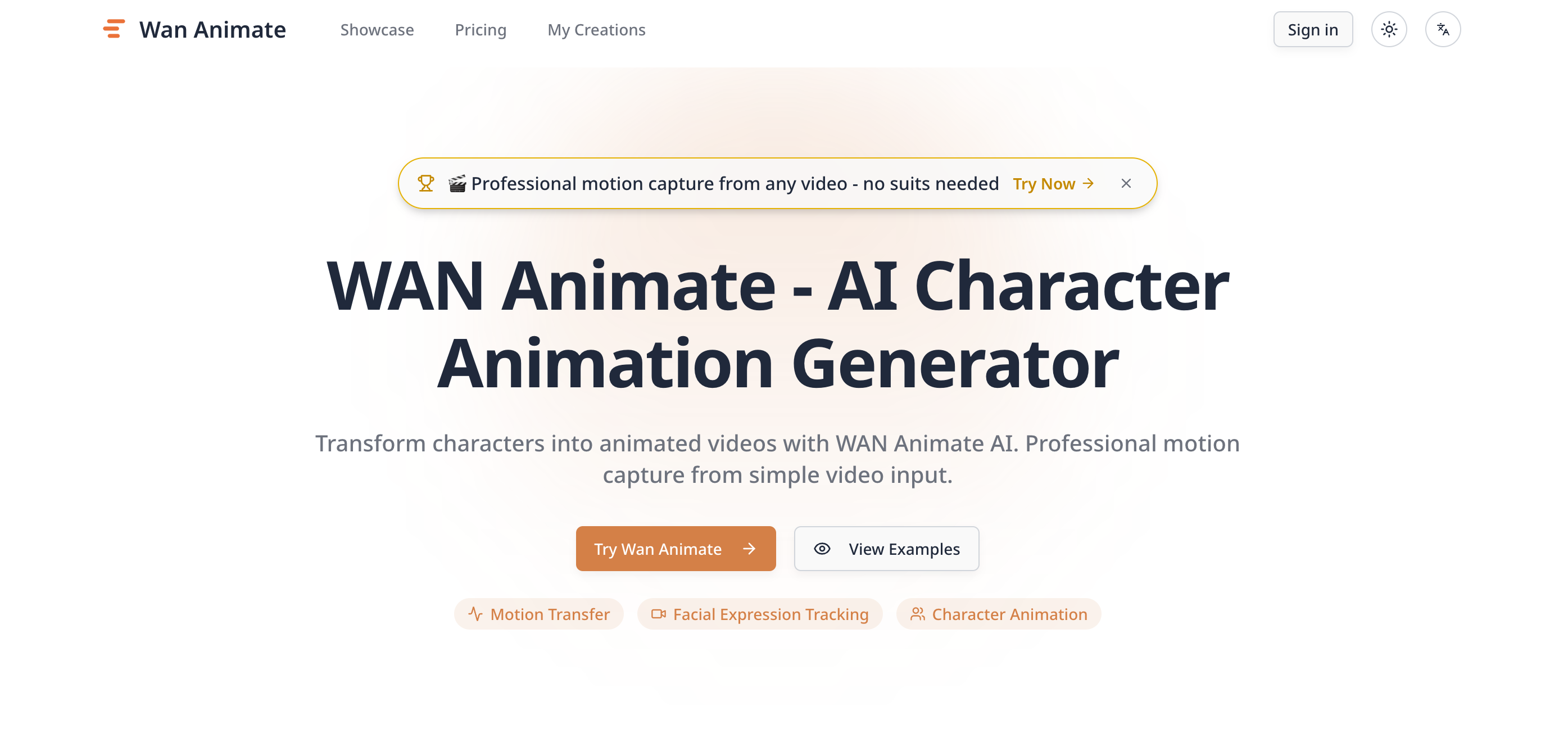WAN Animate - AI Character Animation Tool | Motion Capture
