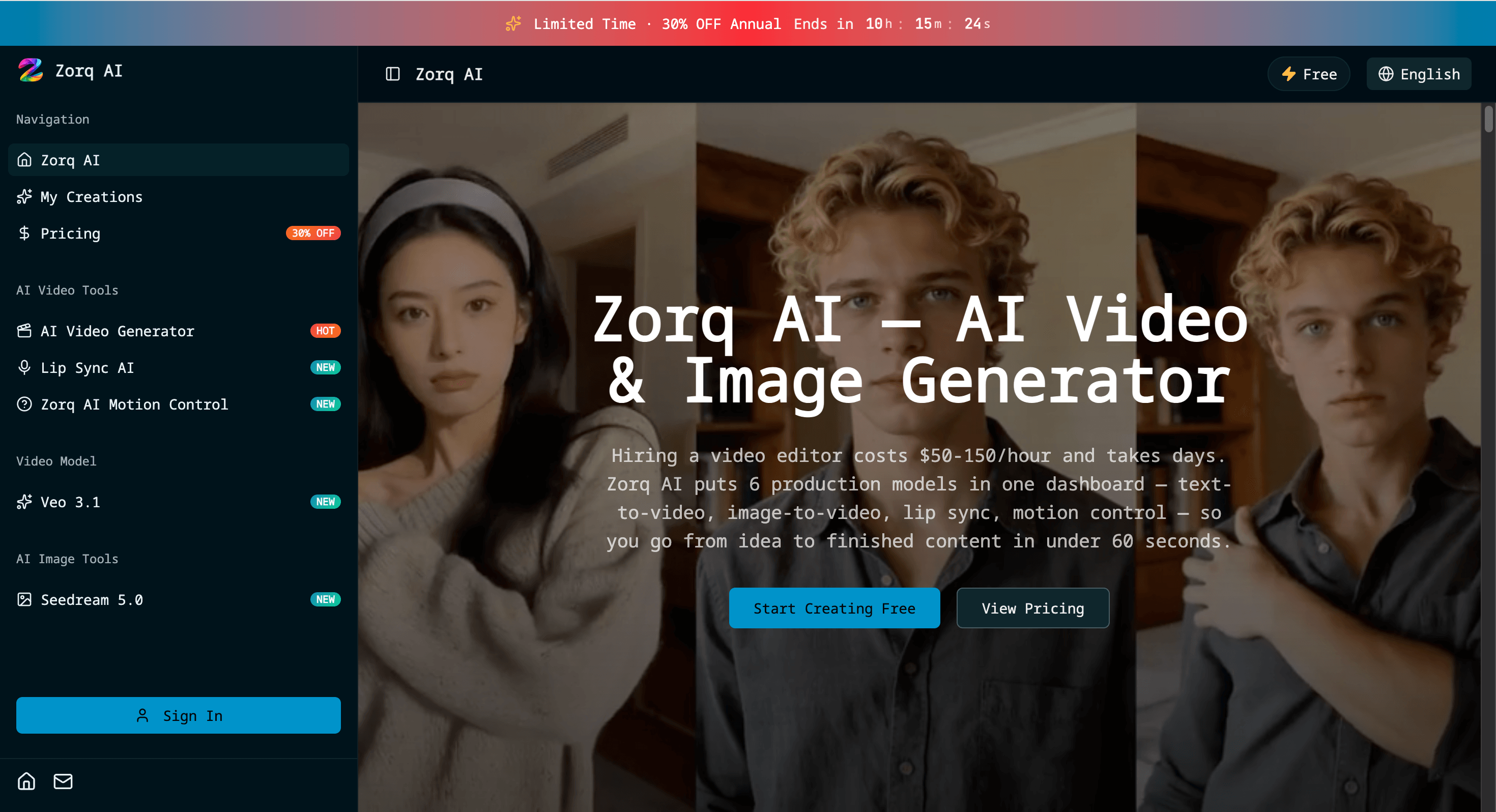 Free AI Video & Image Generator