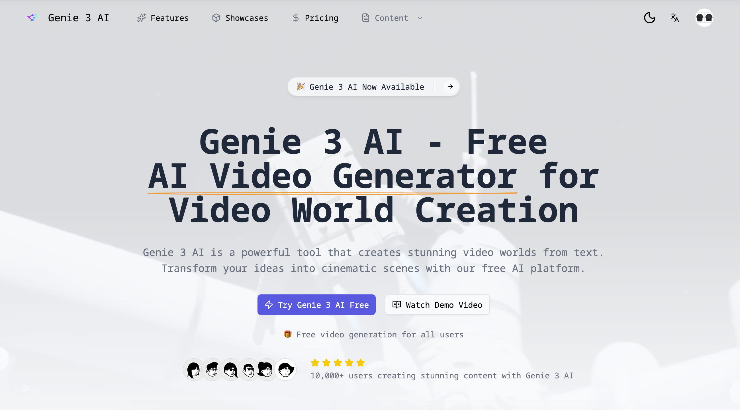 Genie 3 AI – Real-Time Text-to-World Generation