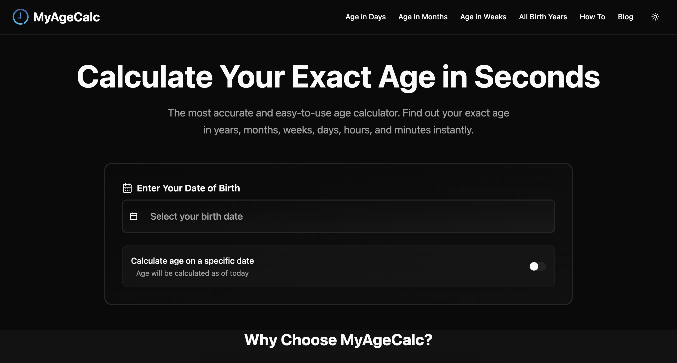 Age Calculators