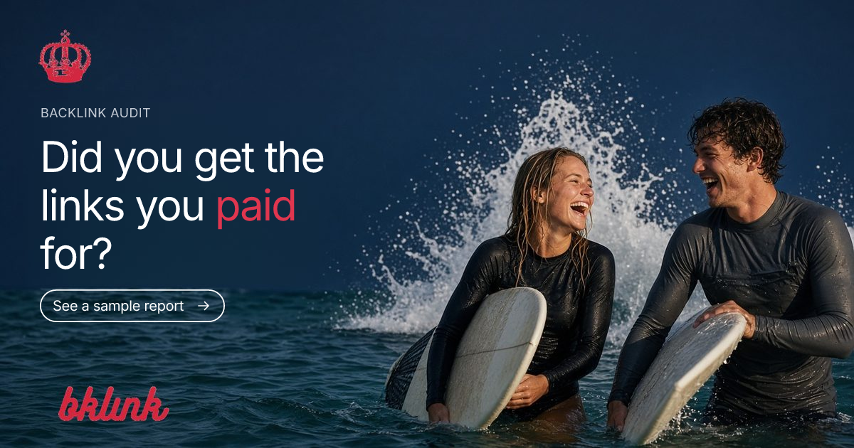 Backlink Audit Tool: What Your Paid Links Are Worth | bklink