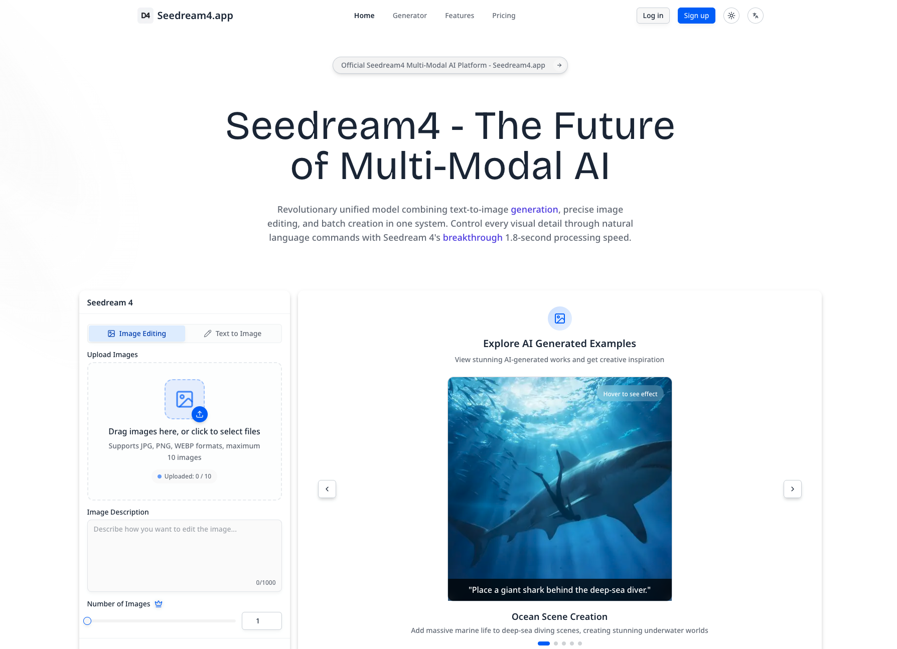 Seedream4: Ultra-Fast 2K AI Image Generator in 1.8s
