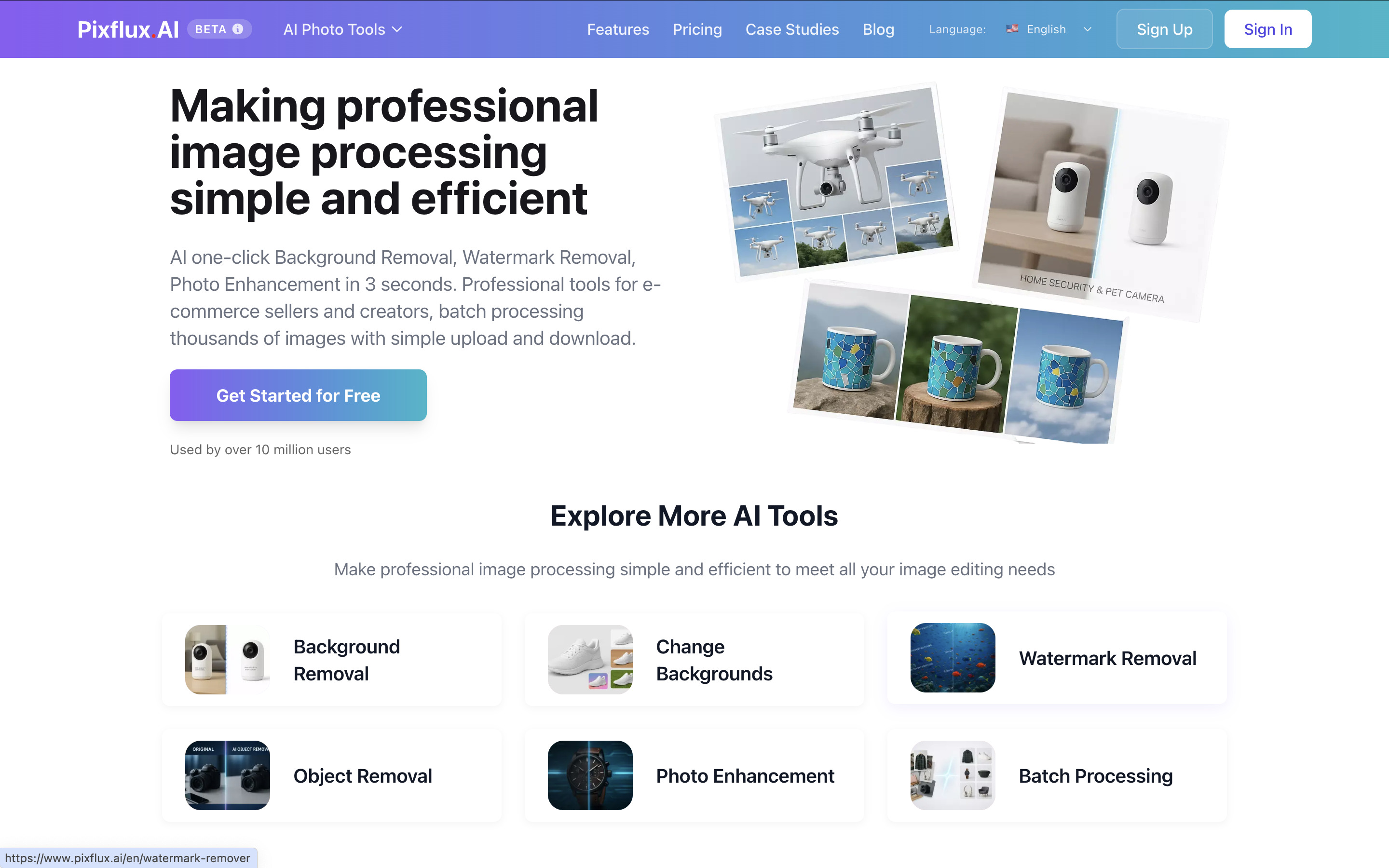 AI Background Removal & Photo Enhancement | Pixflux.AI