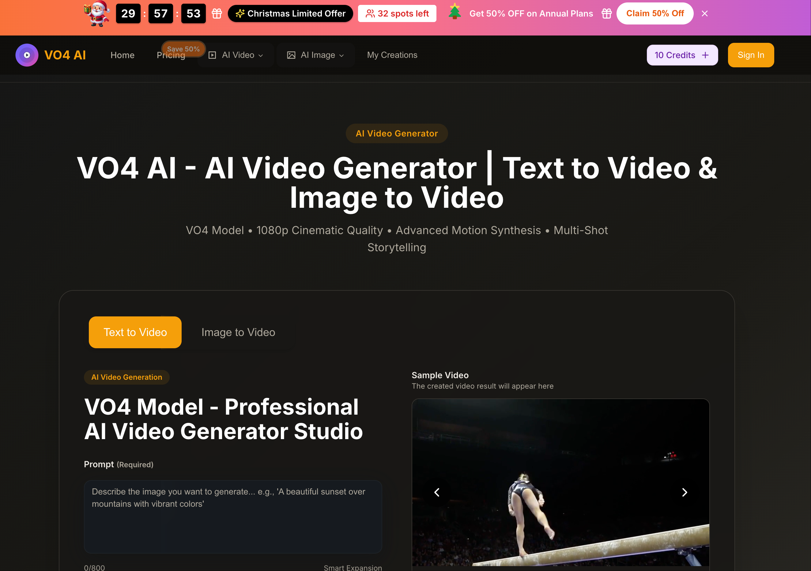 VO4 AI- AI Video Generator | Text to Video & Image to Video | 1080p Quality