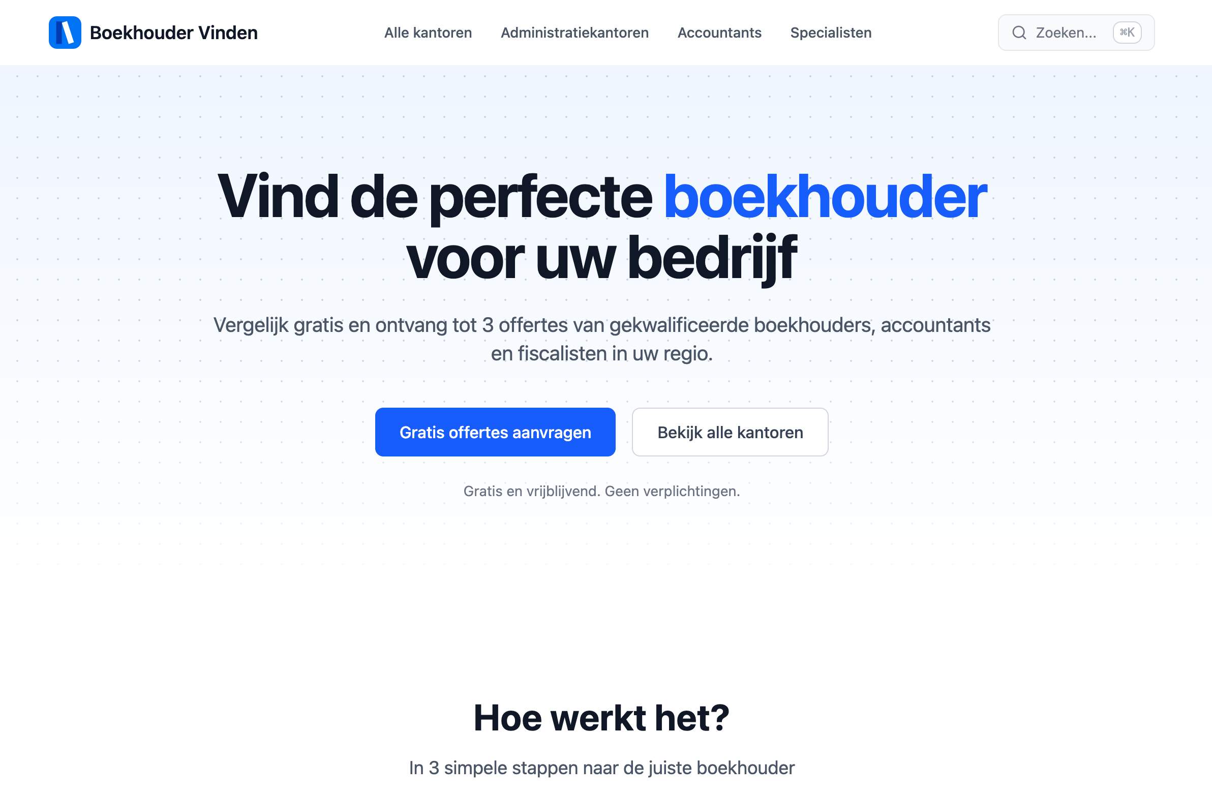Boekhouder Vinden