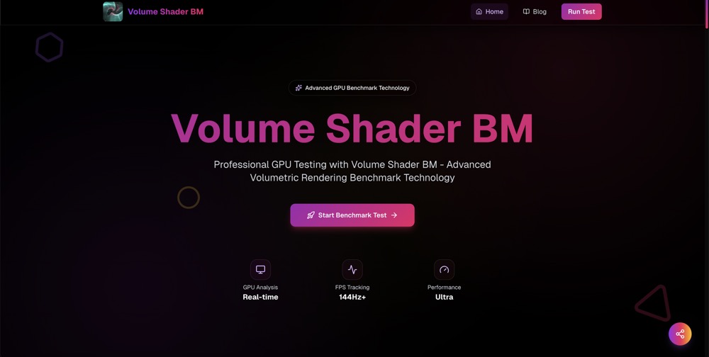 Volume Shader - GPU Performance Testing