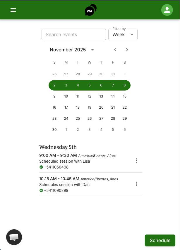 WA Reminders