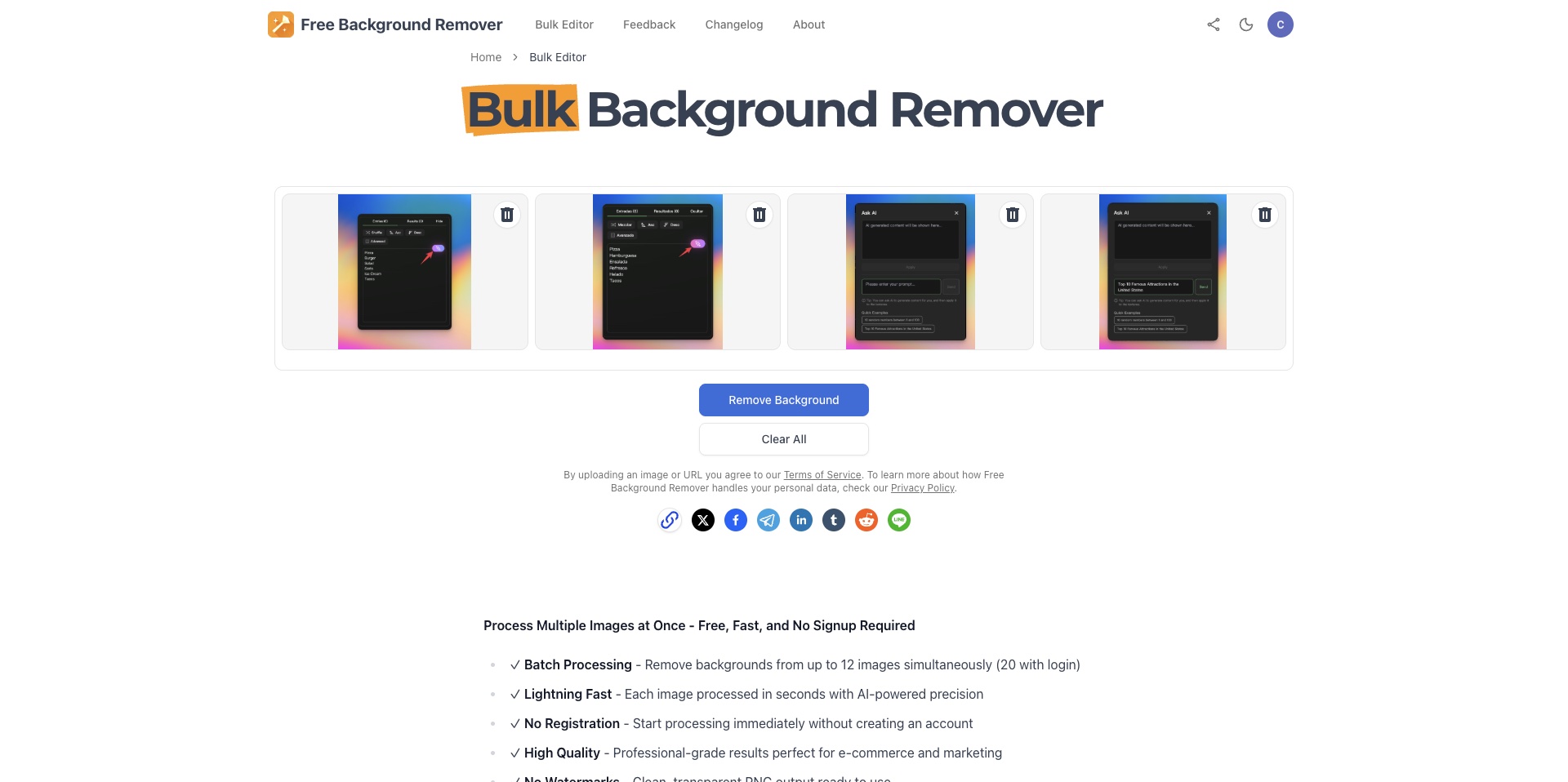 The Best Bulk Image Background Remover