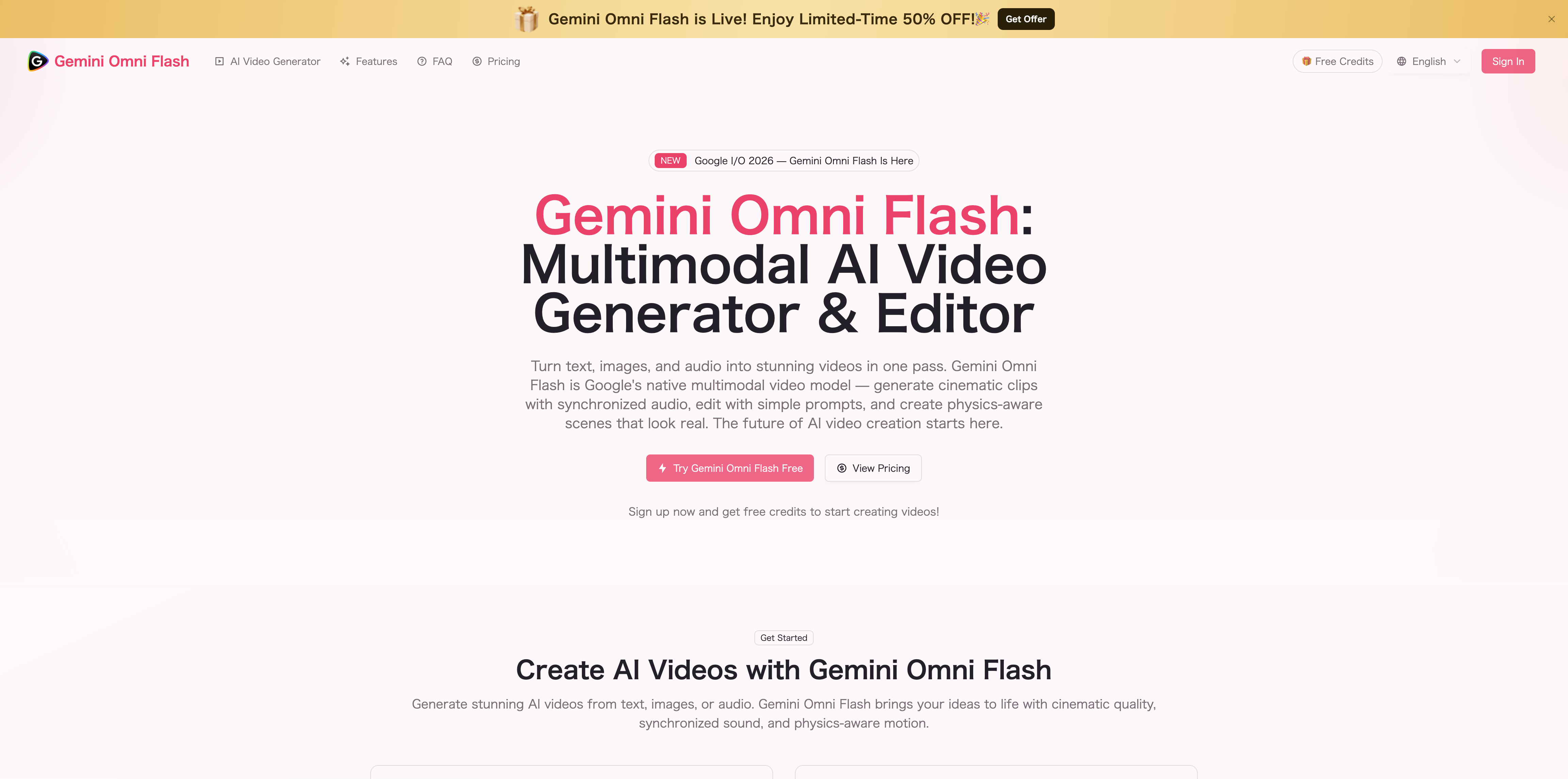 Gemini Omni Flash Video Generator - Multimodal AI Video Editor