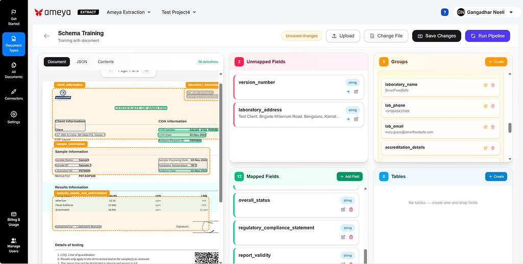 Intelligent Document Processing and data extraction software 