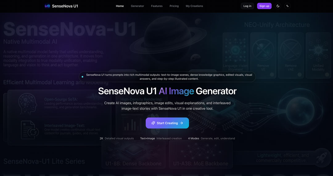 SenseNova U1 AI Image Generator